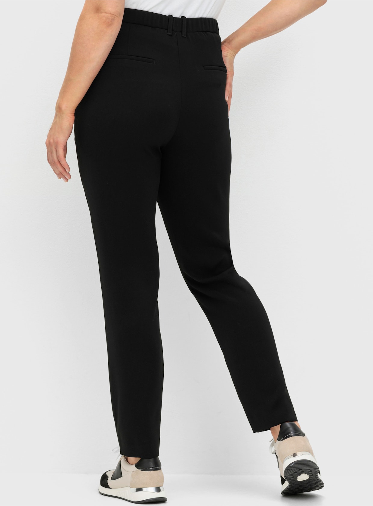 sheego Hose lang - schwarz