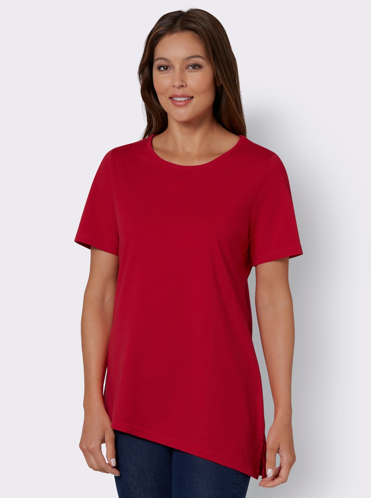 Lang shirt - rood