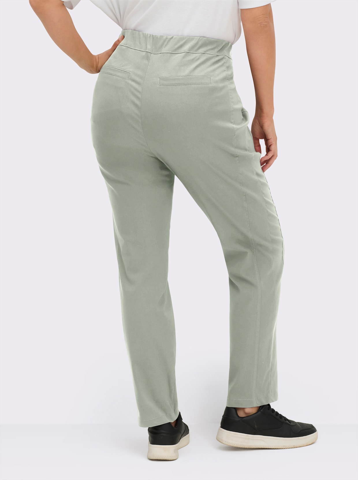 Stehmann Comfort line Hose mit Dehnbund, Viskose-Qualität - mint