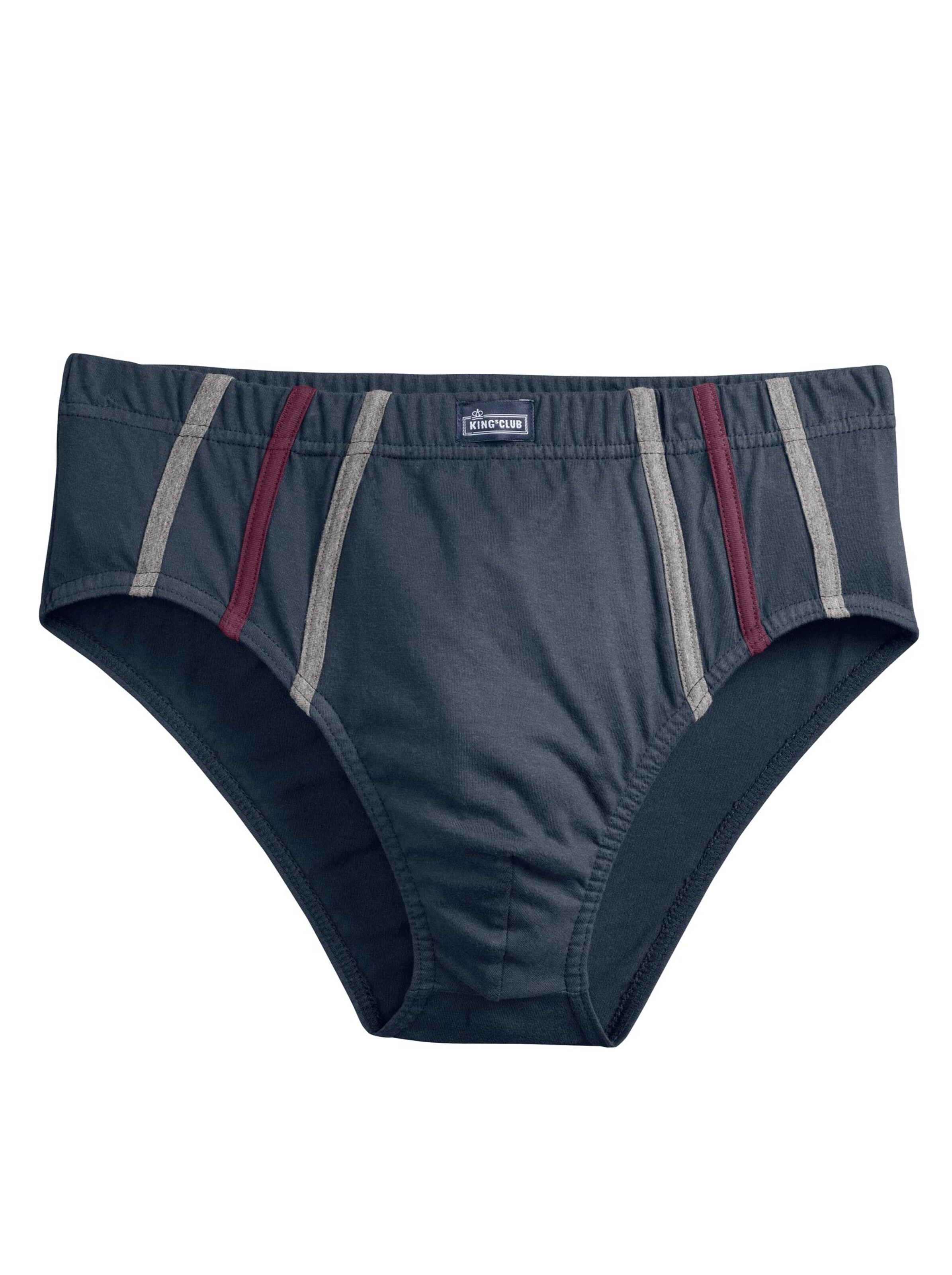 Slip - 3x blau + 2x grau