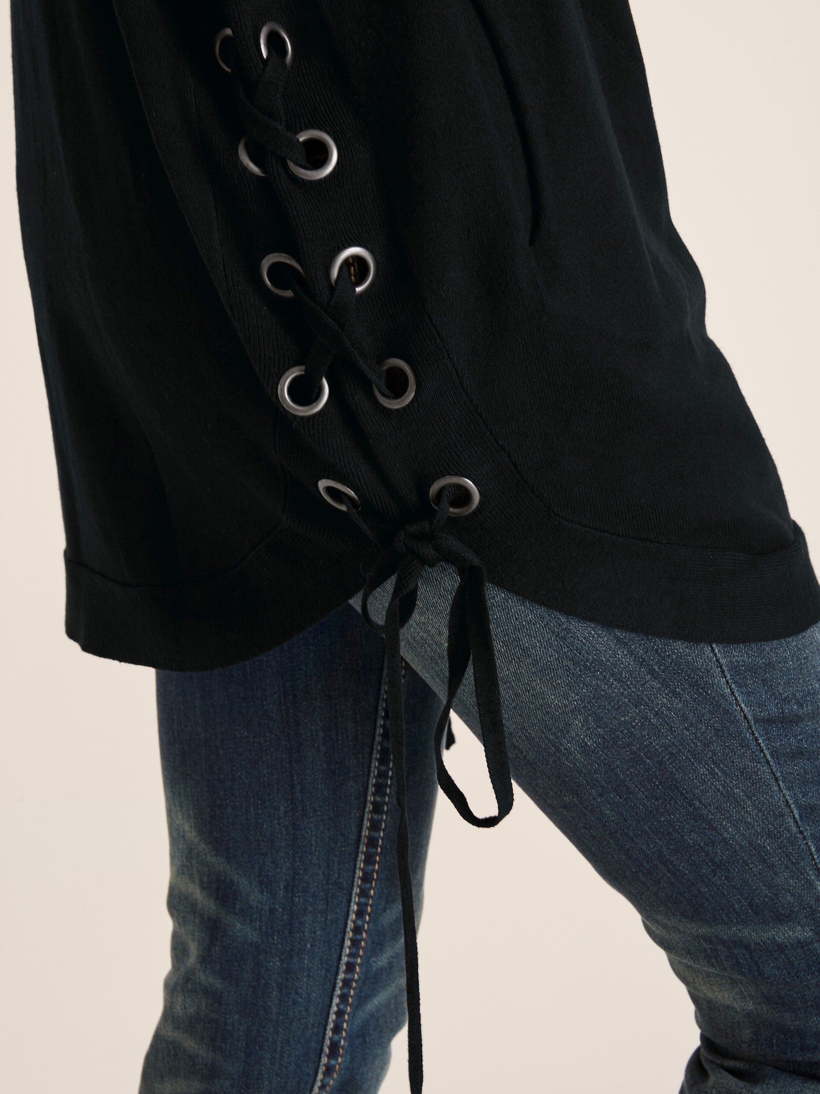 heine Longpullover im Oversized-Style - schwarz