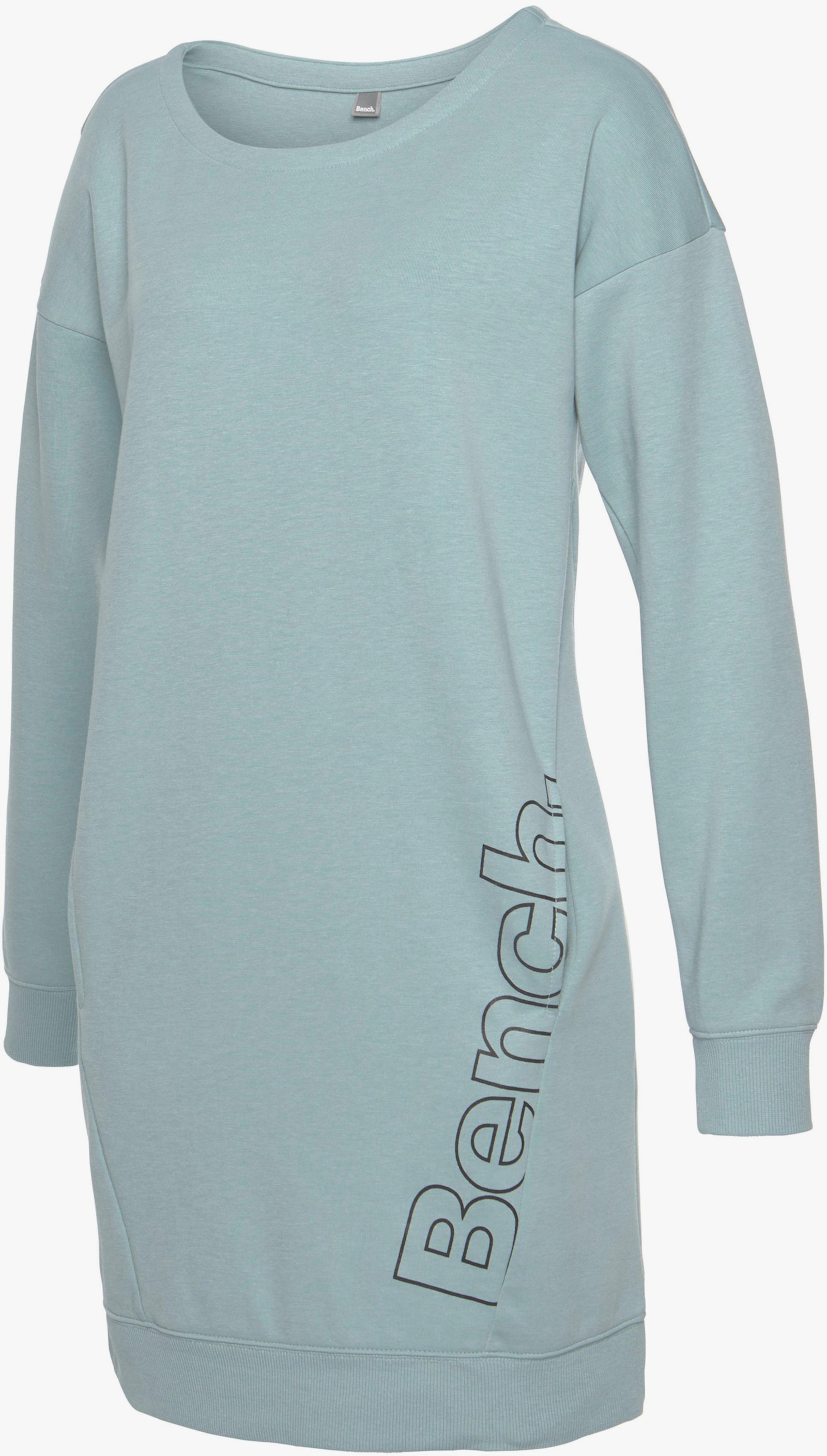 Bench. Loungewear Sweatkleid - mint-schwarz