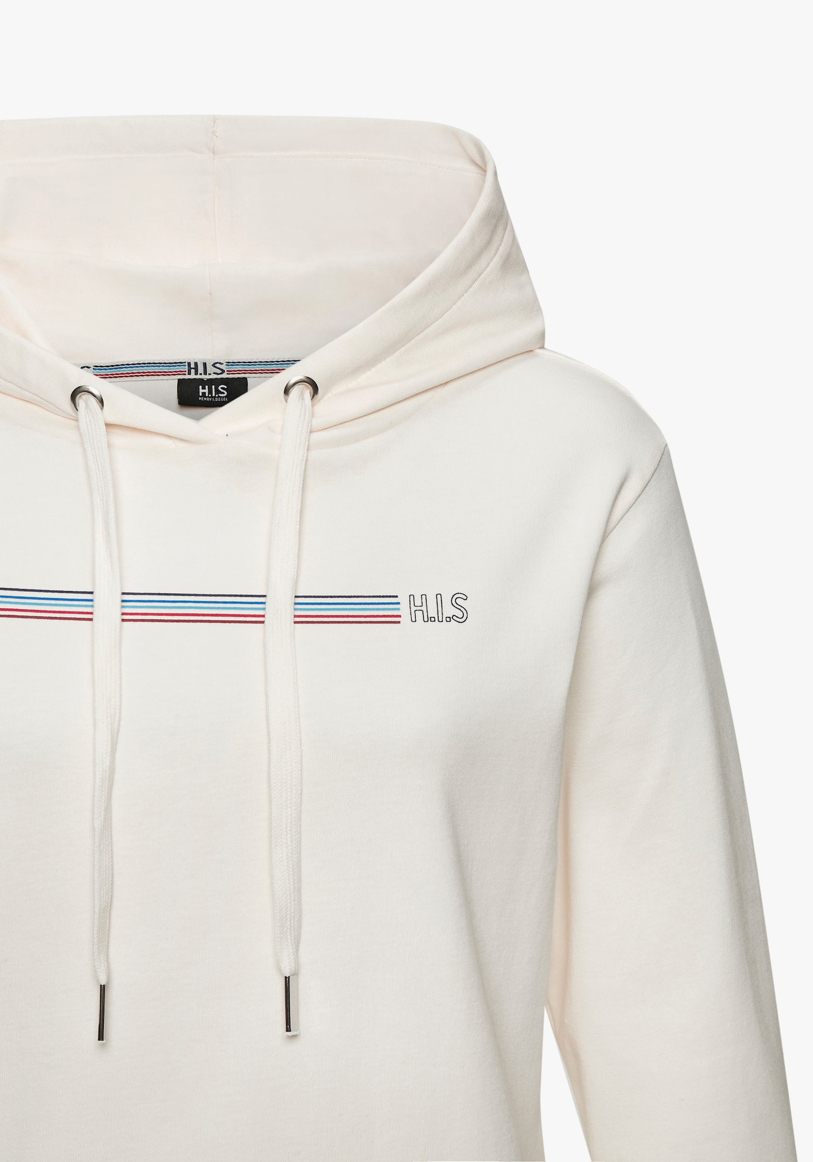 H.I.S Sweat à capuche - écru