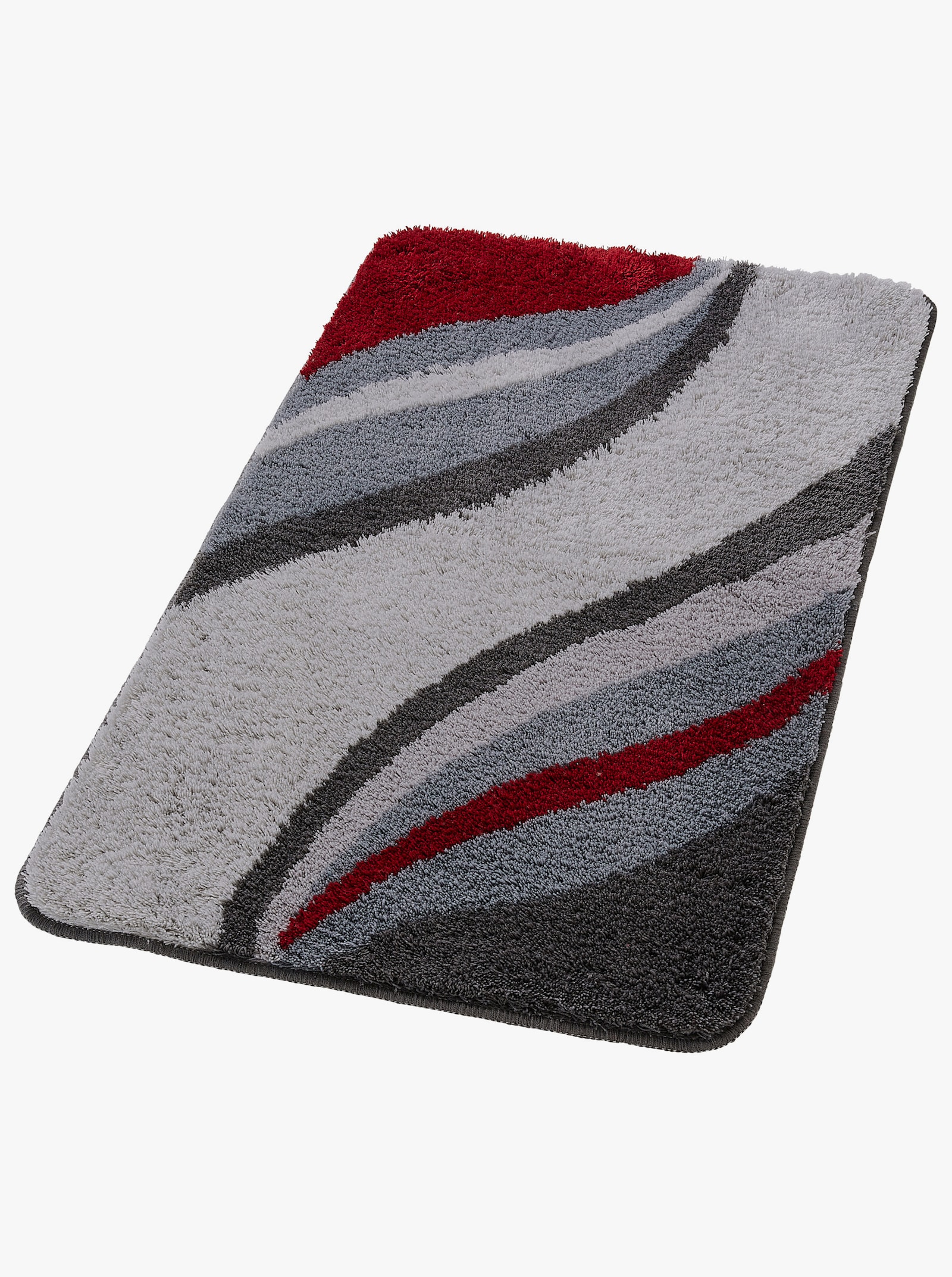 Hagemann Badematte - grau-rot