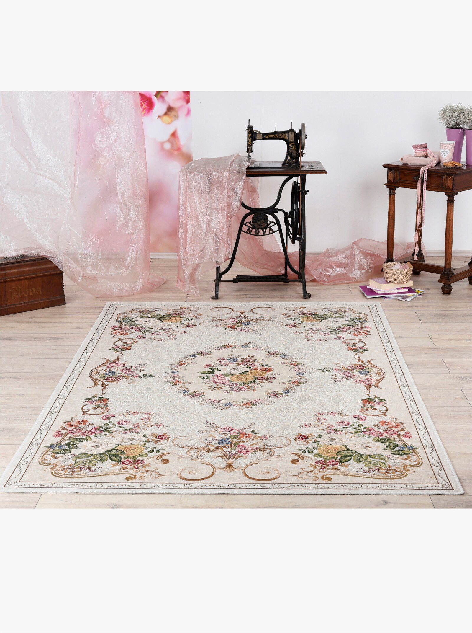 Theko Teppich - beige