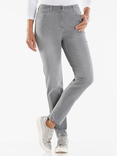 Jeans - grey-denim