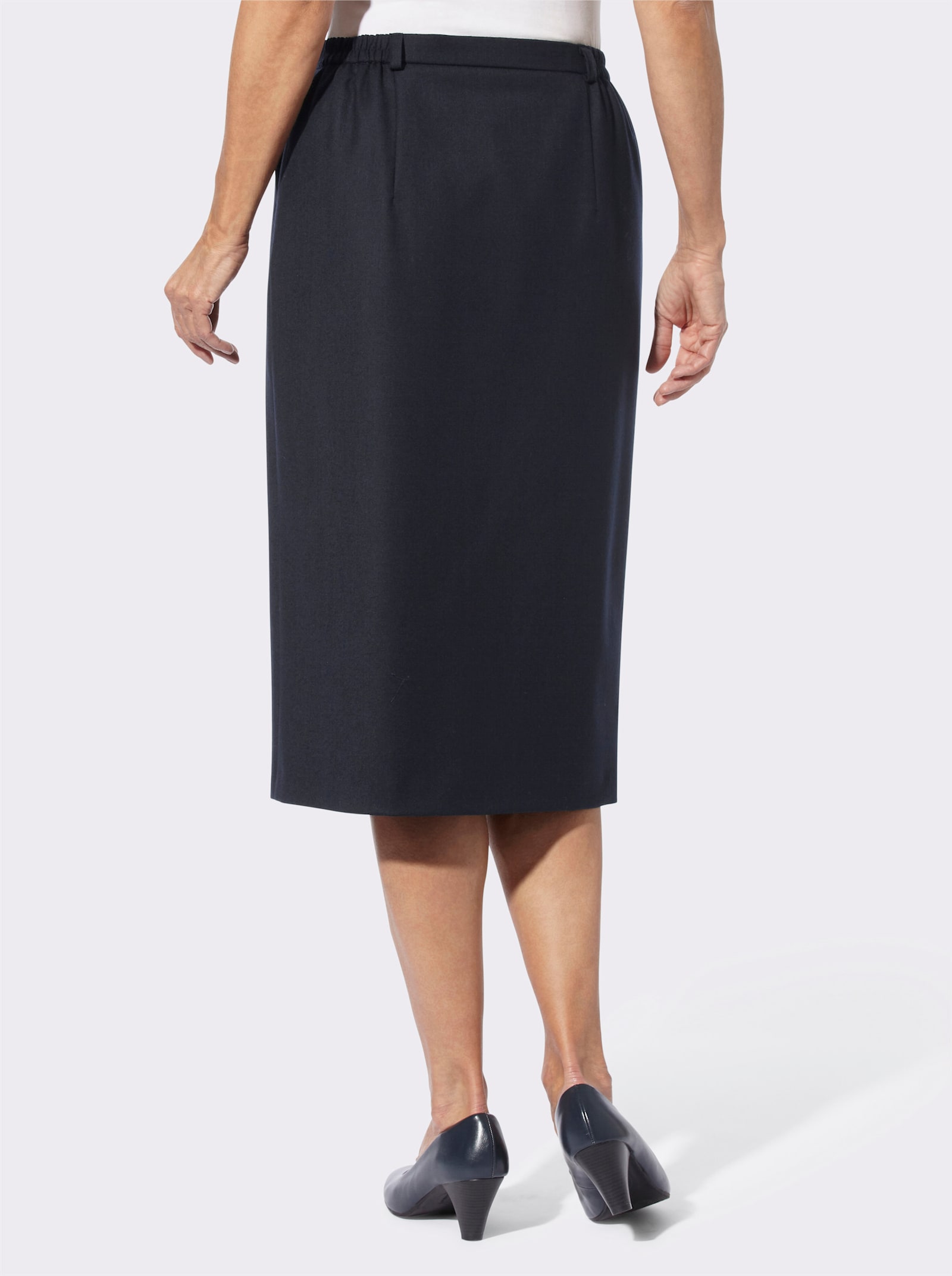 Webrock mit Deko-Patte - marine