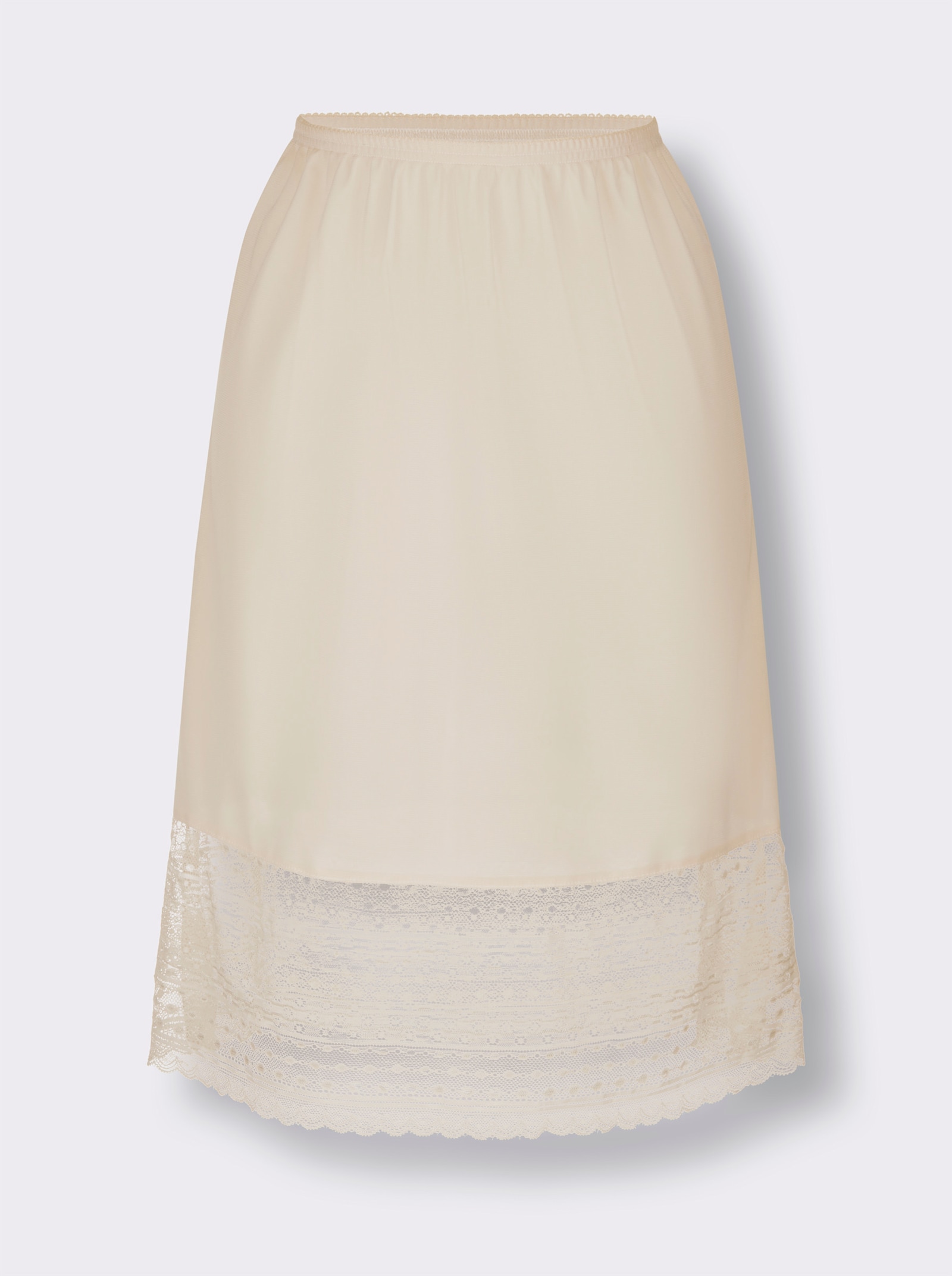 wäschepur Unterrock mit Spitzen-Abschluss - elfenbein