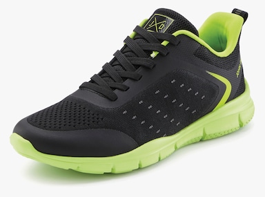 John Devin Sneaker - schwarz/gelb