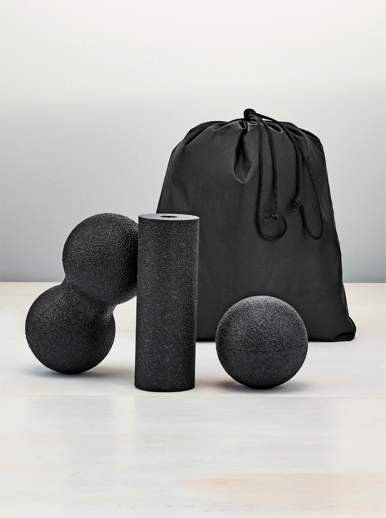 Fasciarollen 3-delig - zwart