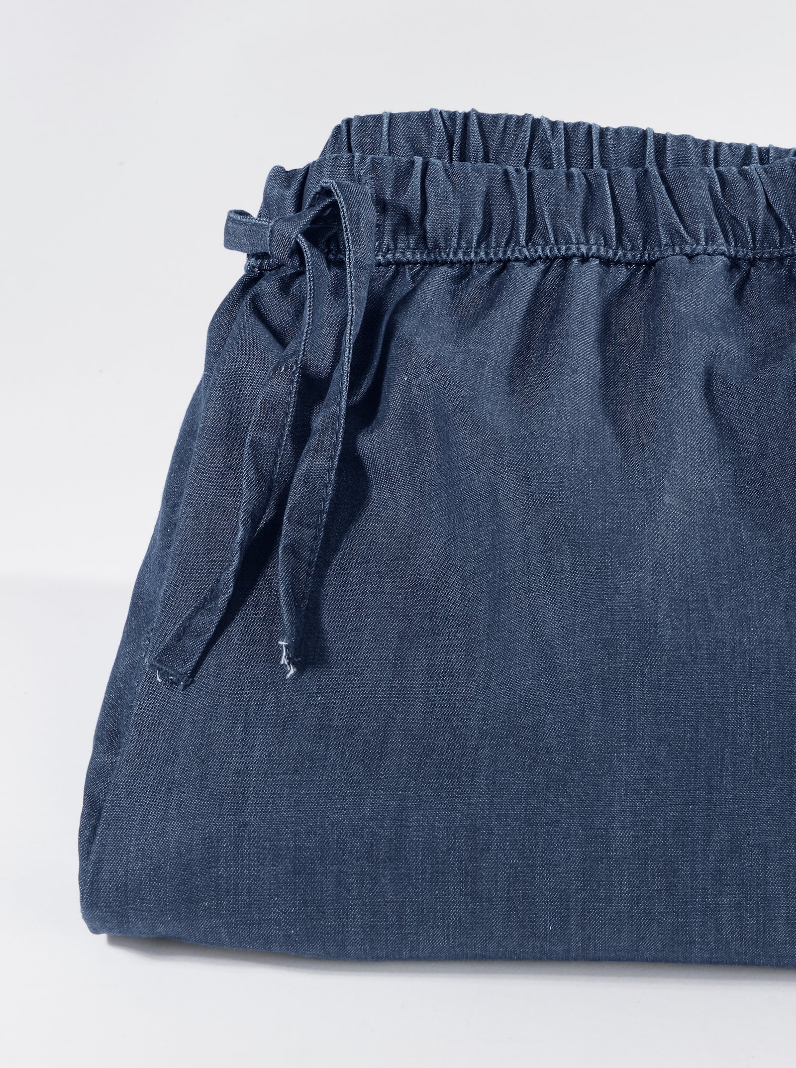 Jeans mit weitem Bein - blue-stone-washed