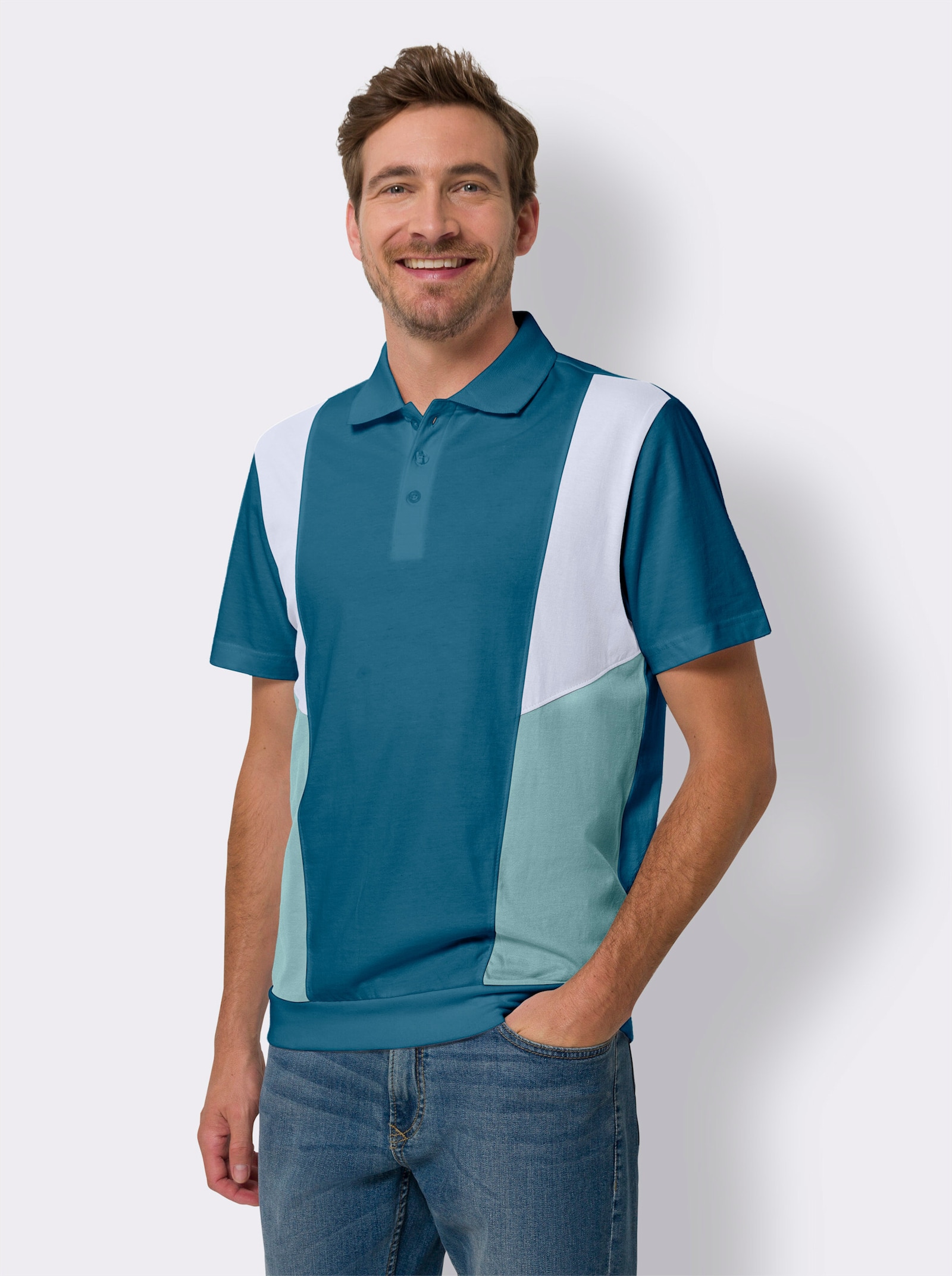 Poloshirt in sportlook - topaas