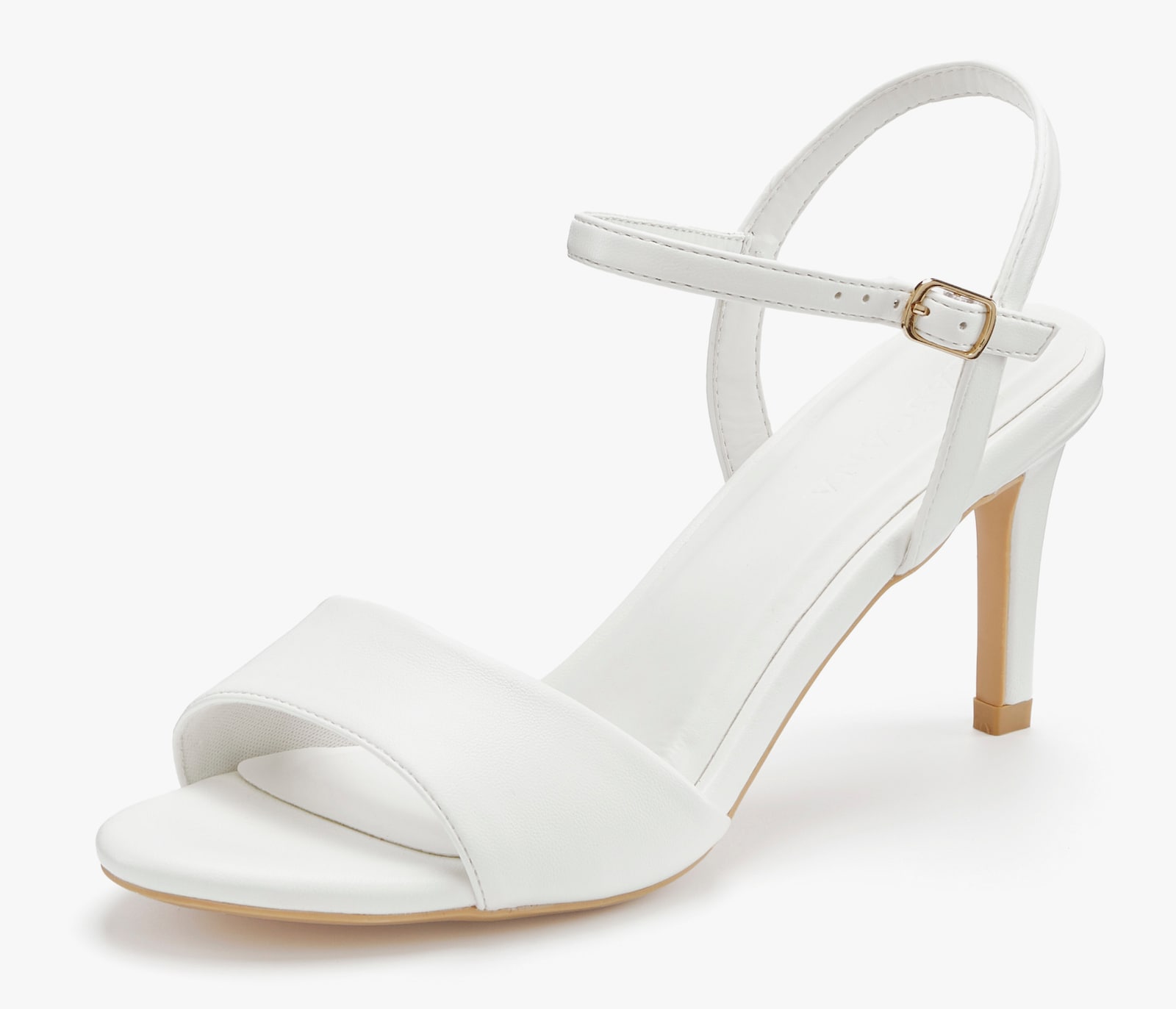LASCANA High-Heel-Sandalette - weiß