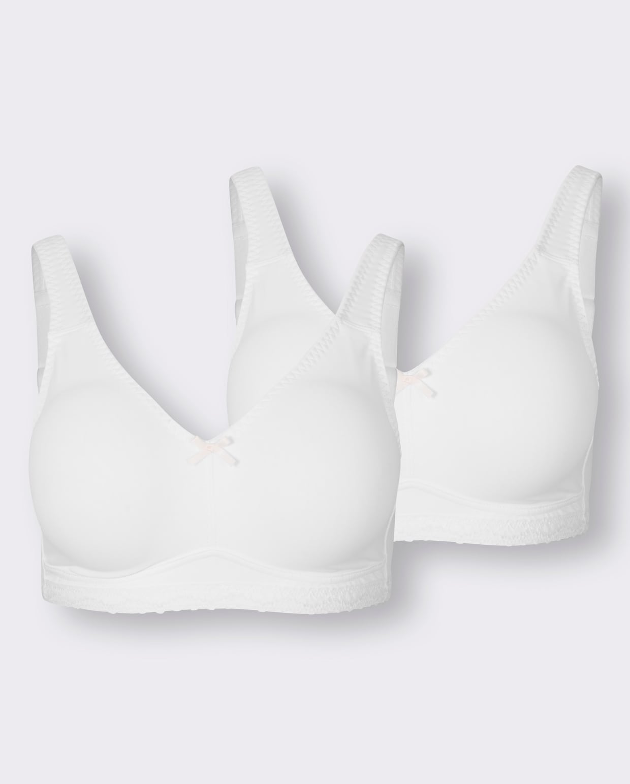 wäschepur Soutien-gorge confort sans armatures - blanc