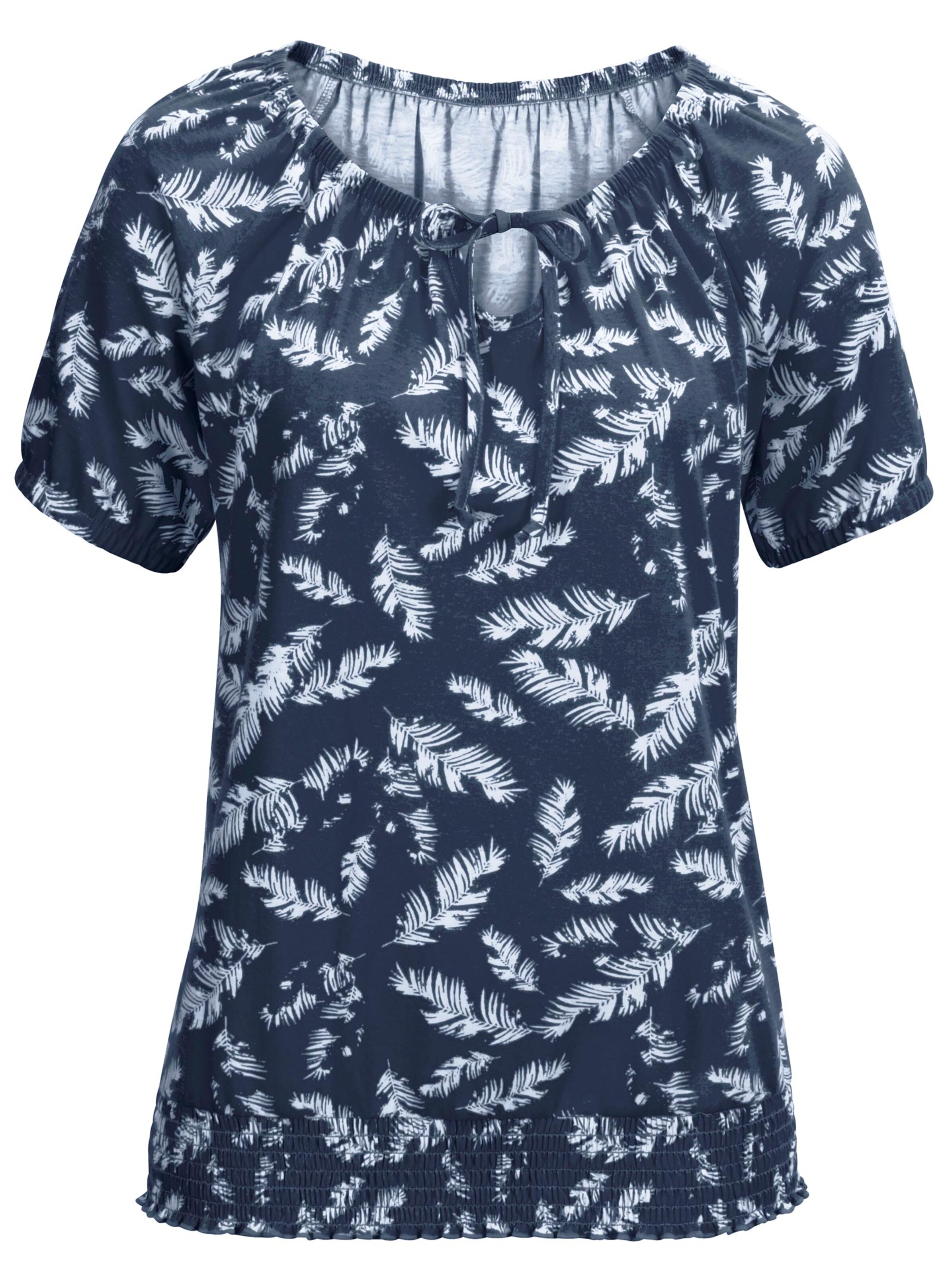 Shirt - marine-gemustert