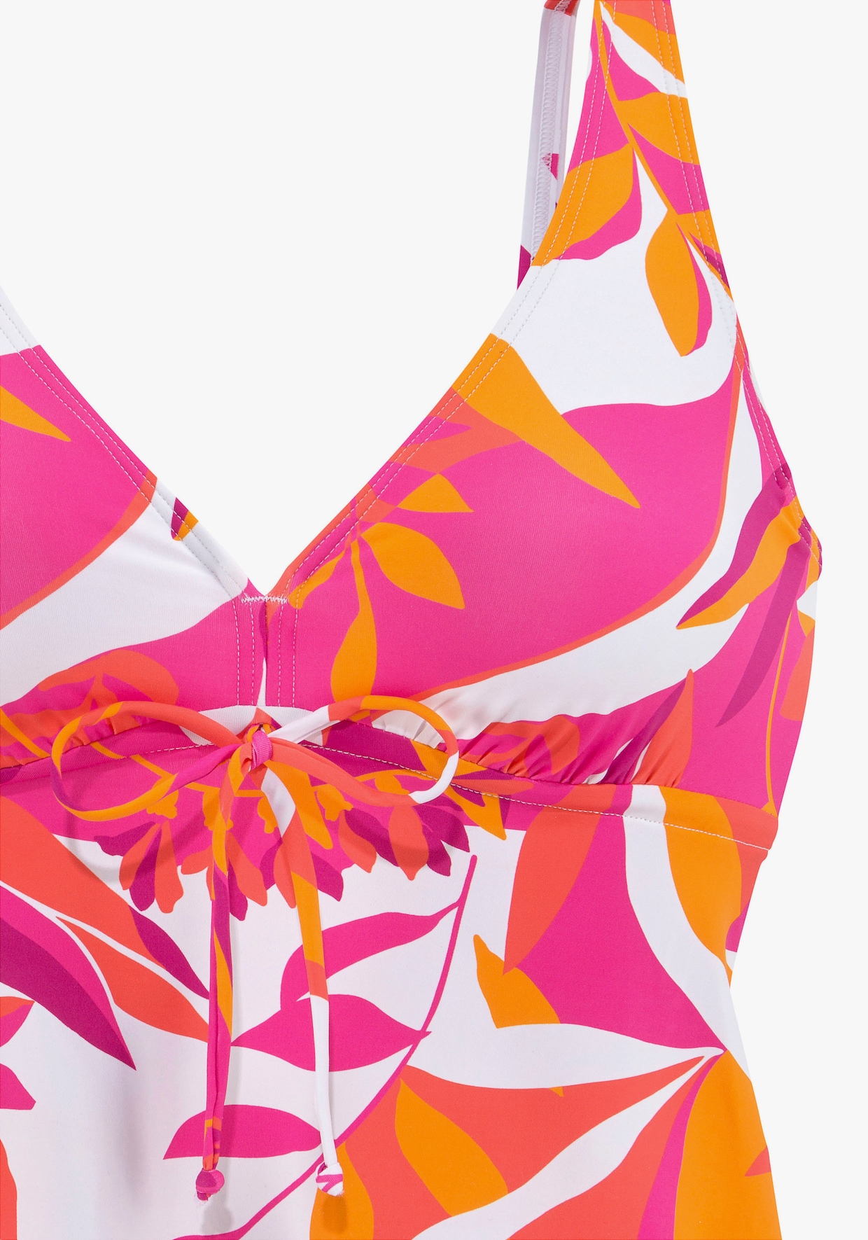 Sunseeker Beugeltankini - bessenrood/oranje