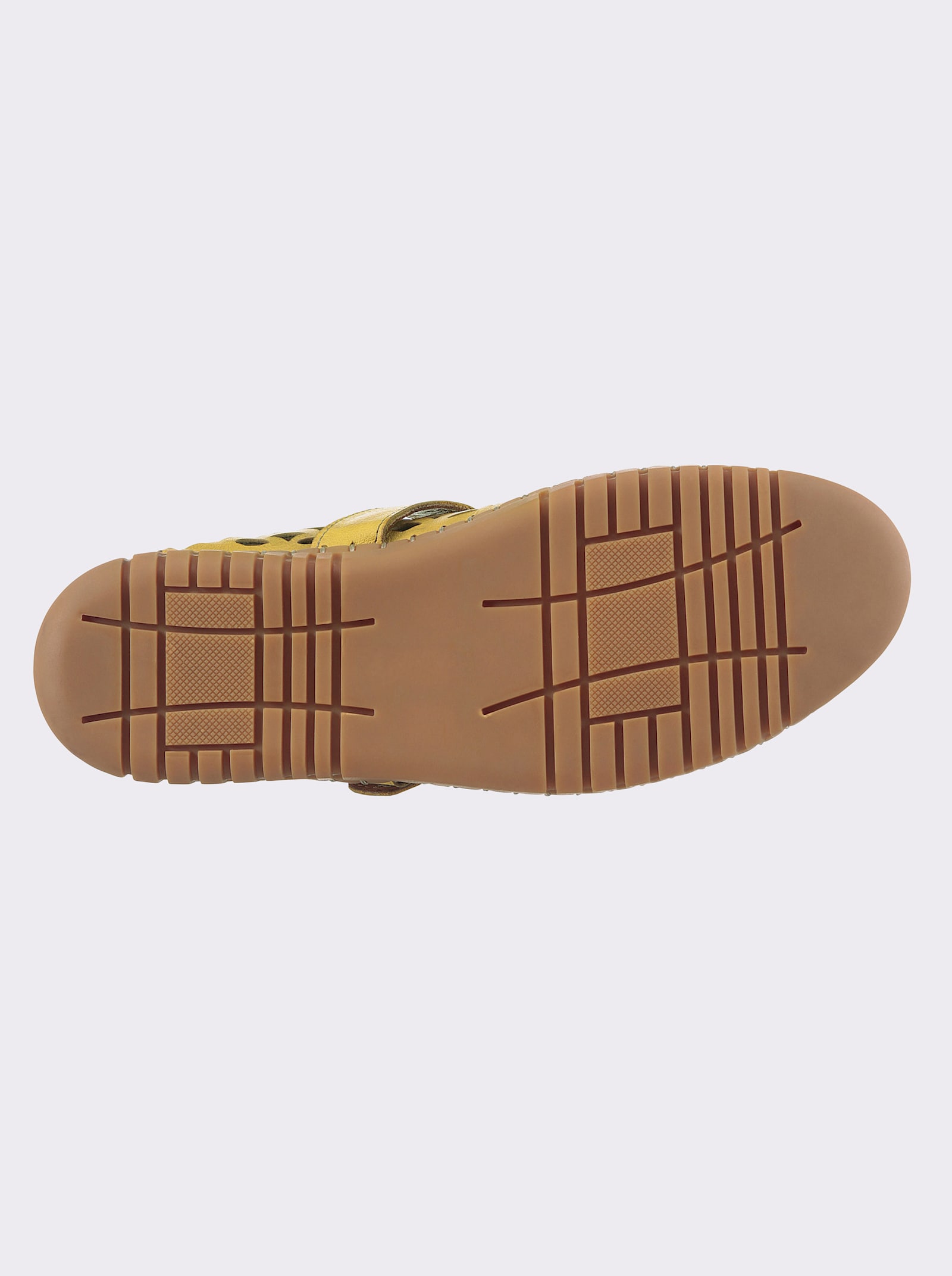 Gemini Instapper met ajourpatroon - geel