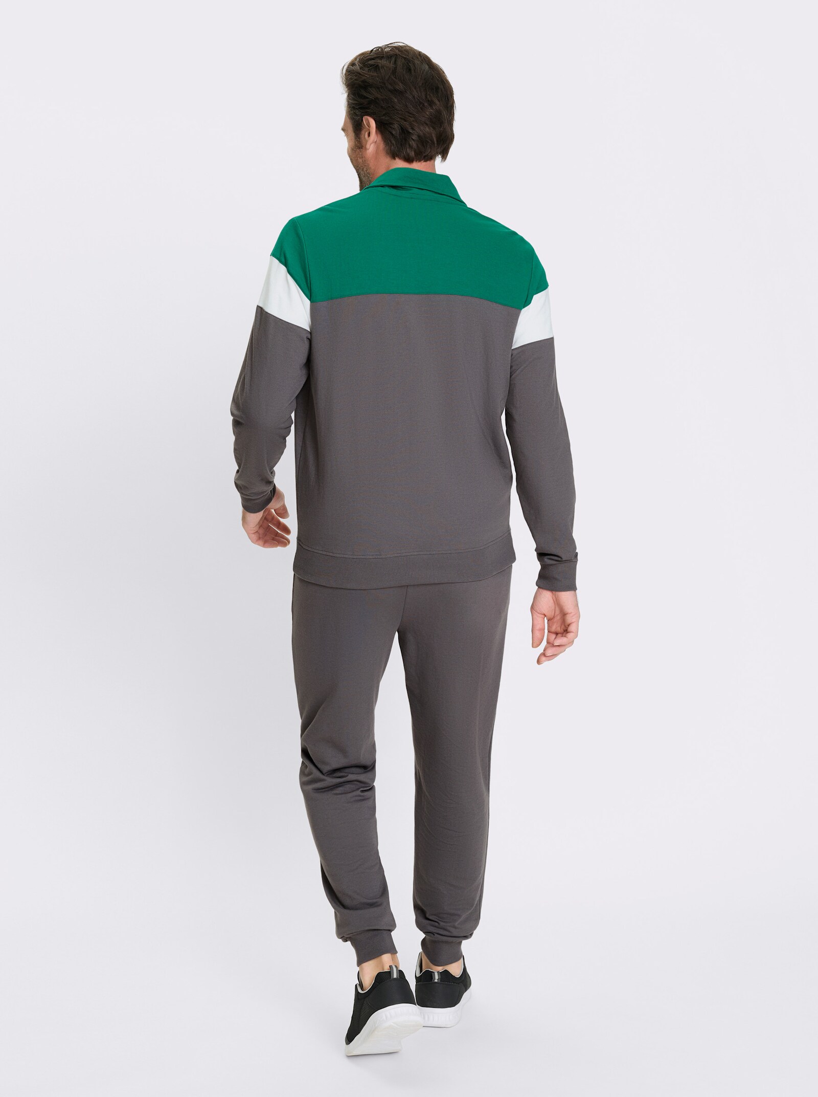 Catamaran Sports Freizeitanzug mit Reißverschluss-Taschen - grün