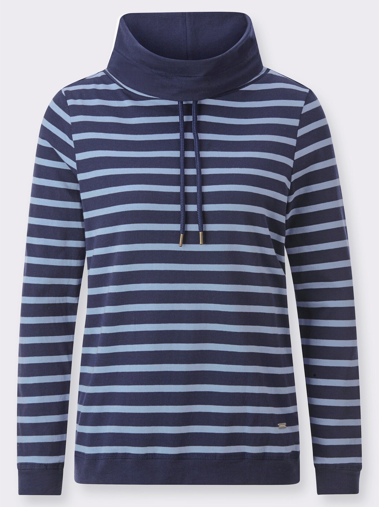 Sweatshirt - marine-taubenblau