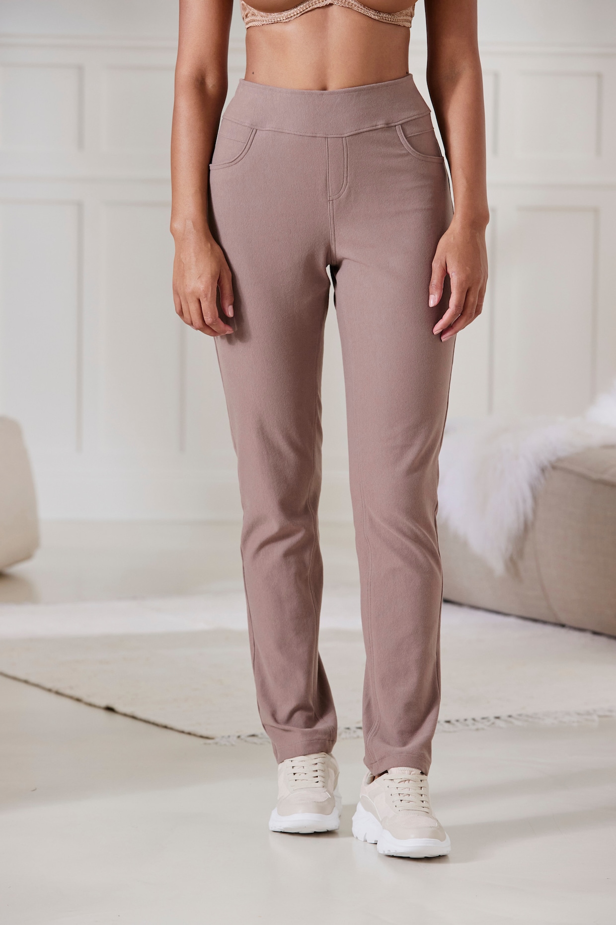 H.I.S comfortbroek - taupe