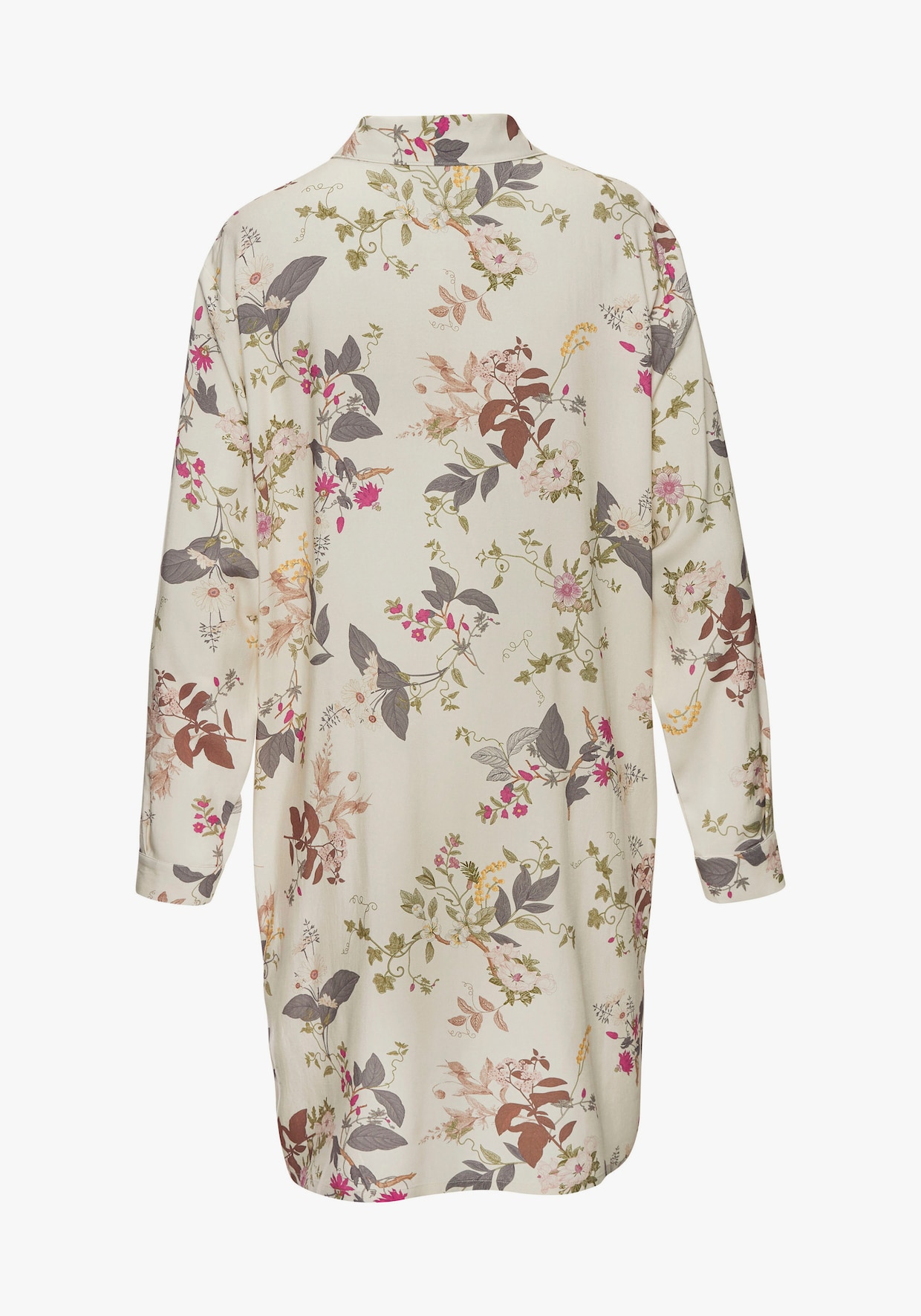 LASCANA Chemise de nuit - écru à fleurs