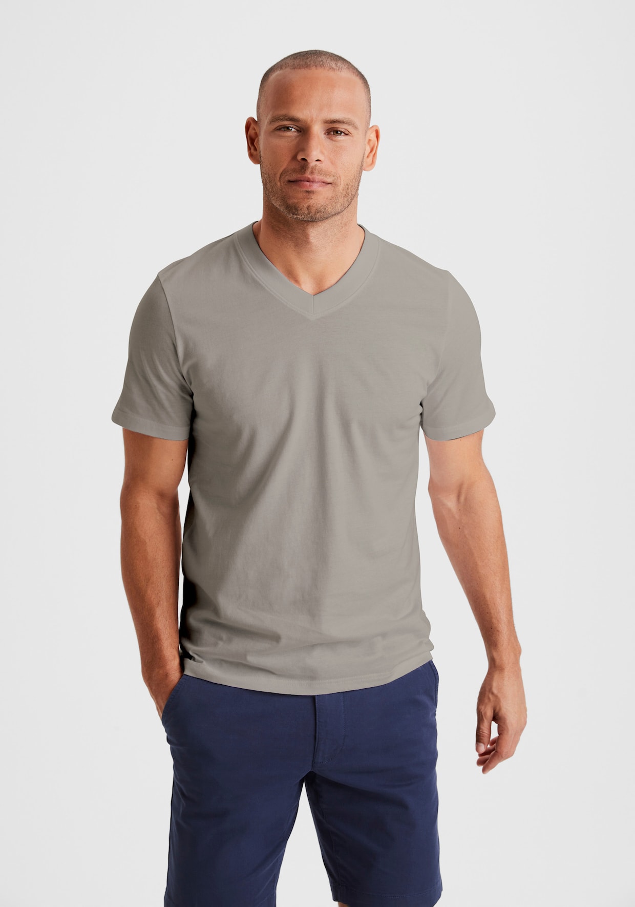 KangaROOS T-shirt - steengrijs/mint