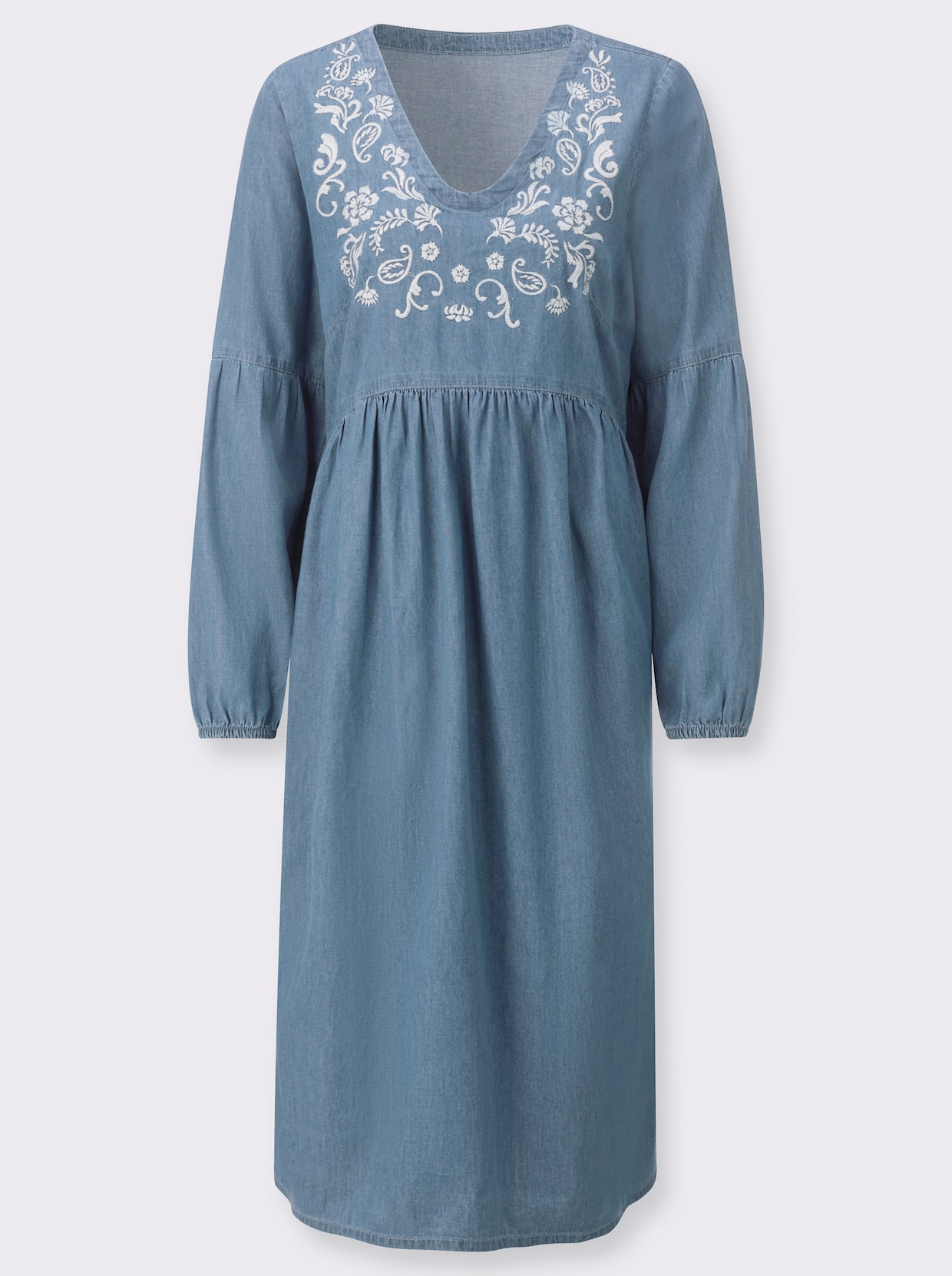 Jeanskleid - blue-bleached