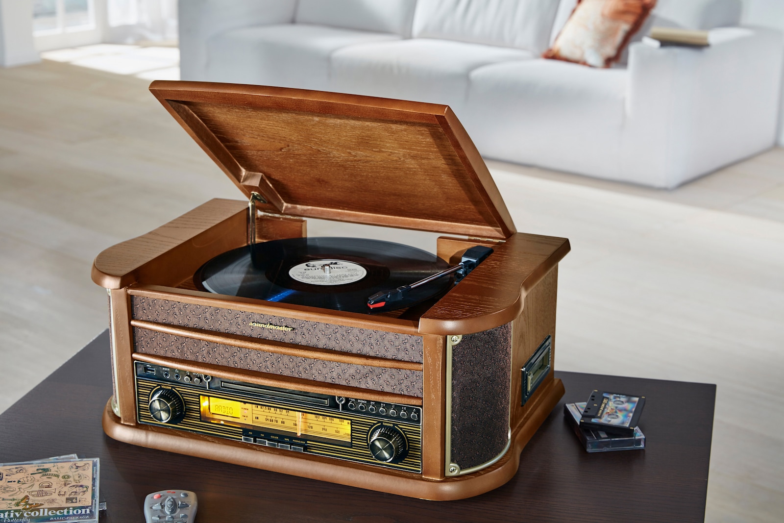 soundmaster Musikcenter - braun