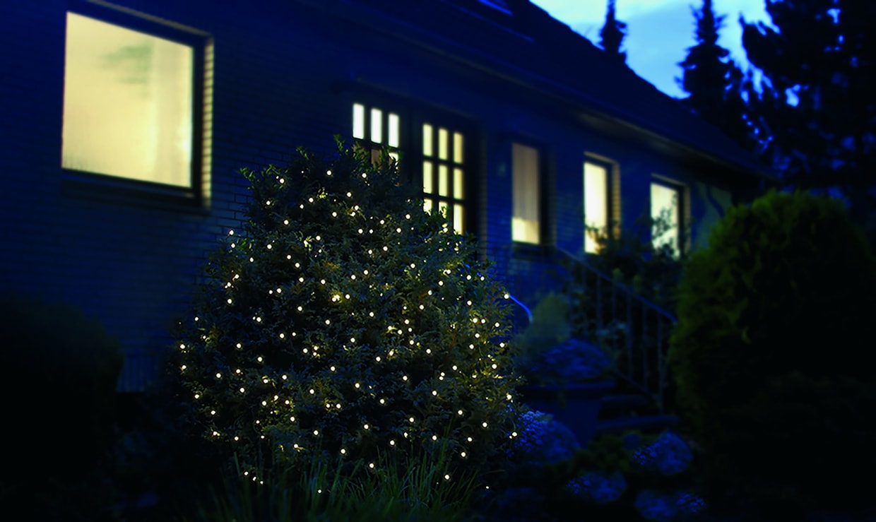 my home LED-Lichternetz - grün