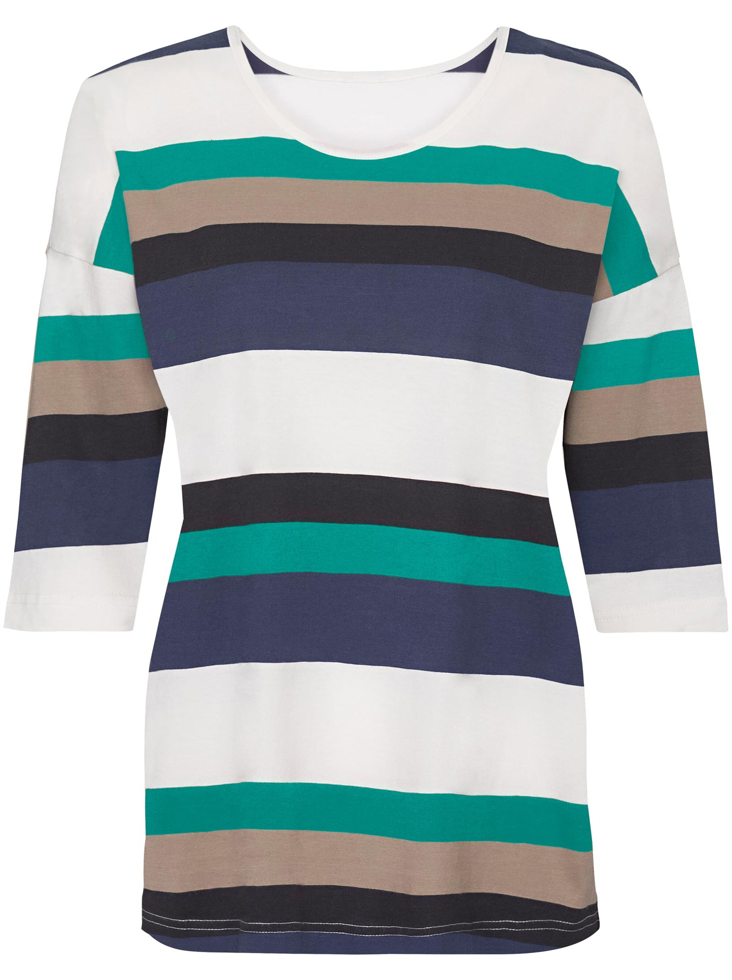 Shirt - grün-geringelt