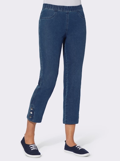 Ankle jeans - blue-stone-washed