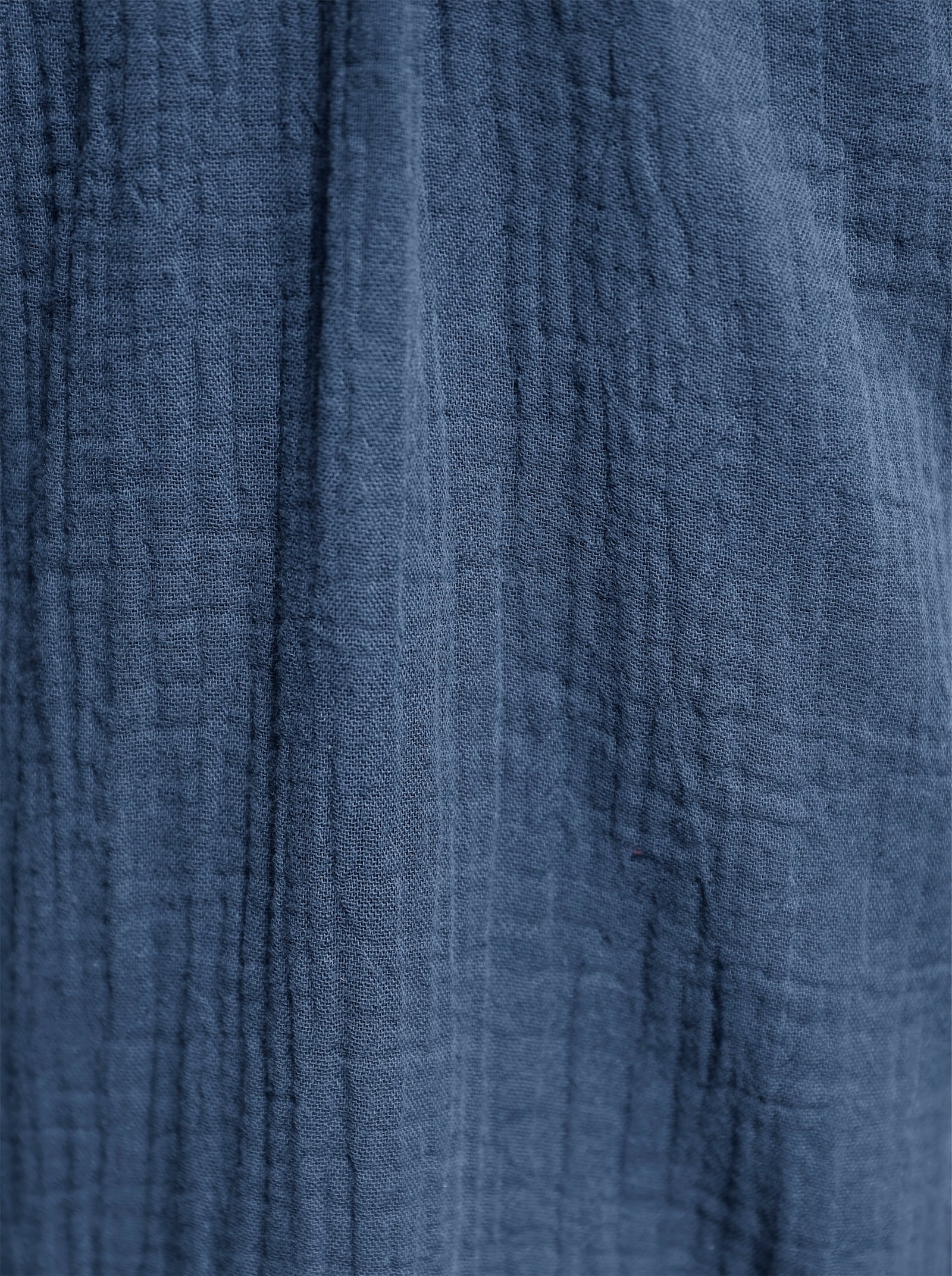 Baumwollkleid in Musselin-Qualität - dunkelblau