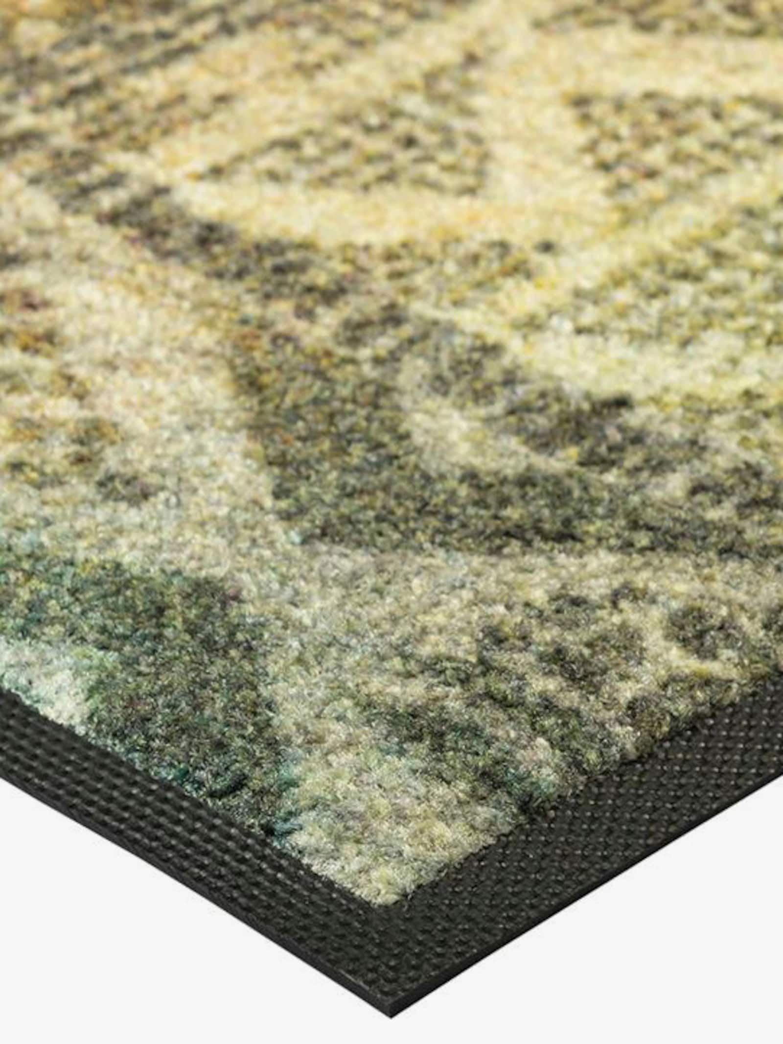 wash+dry by Kleen-Tex Fußmatte - grün-petrol-gemustert