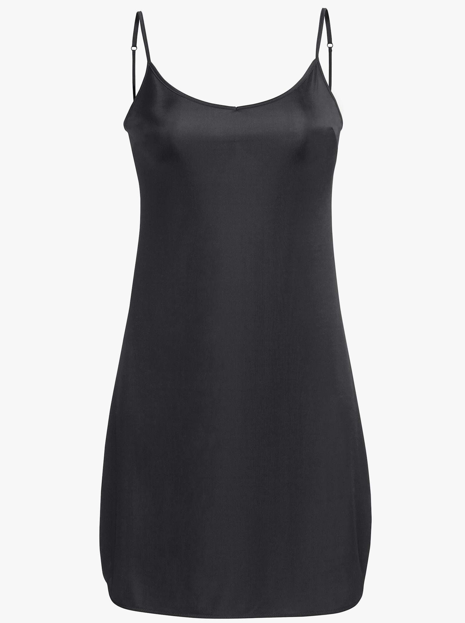 Nina von C. Unterkleid mit verstellbaren Spaghetti-Trägern - schwarz