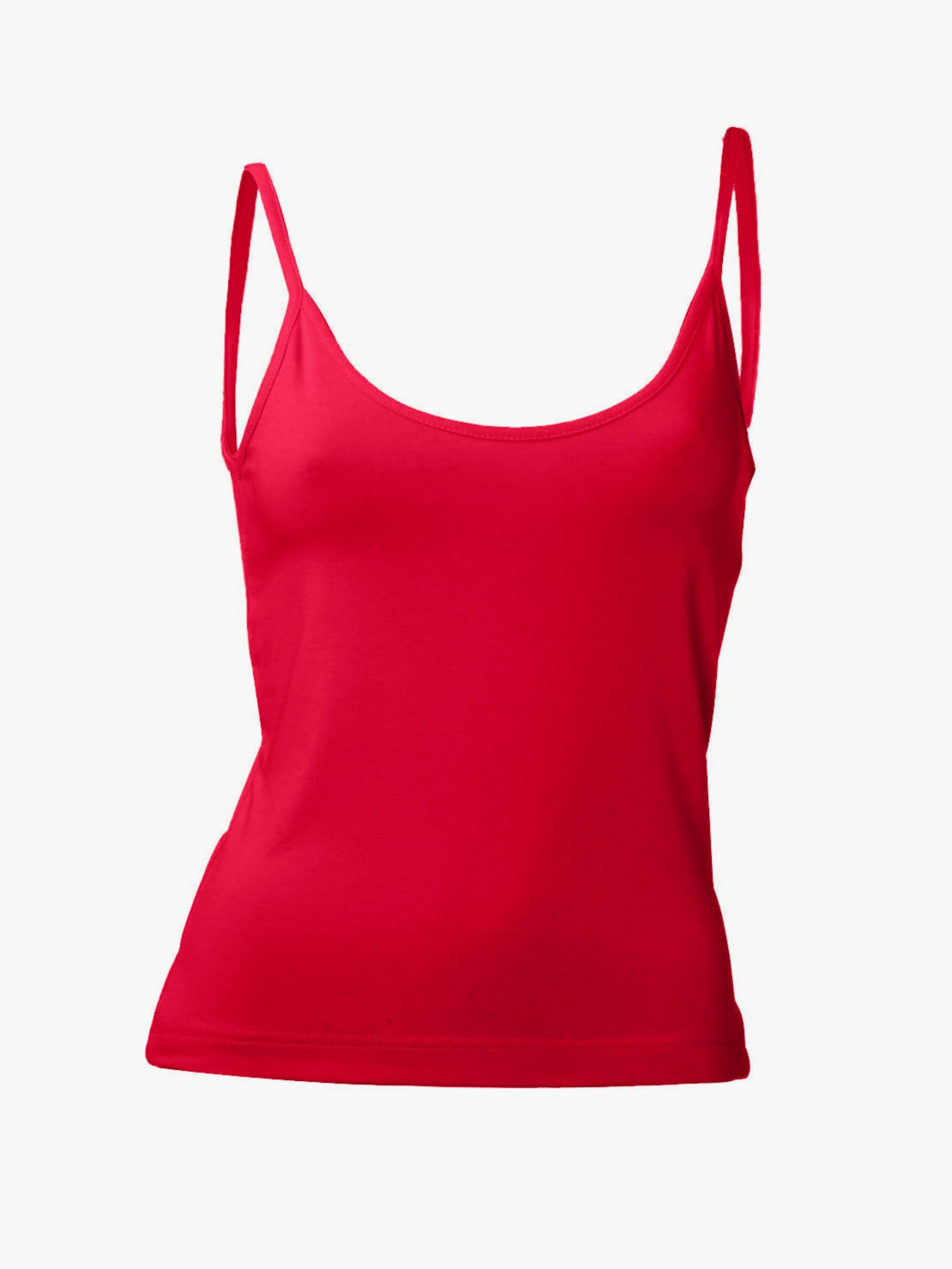 heine Spaghettitop in figurbetontem Schnitt - rot