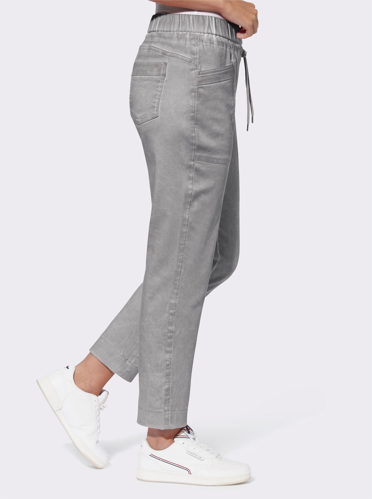 heine comfortbroek - steengrijs