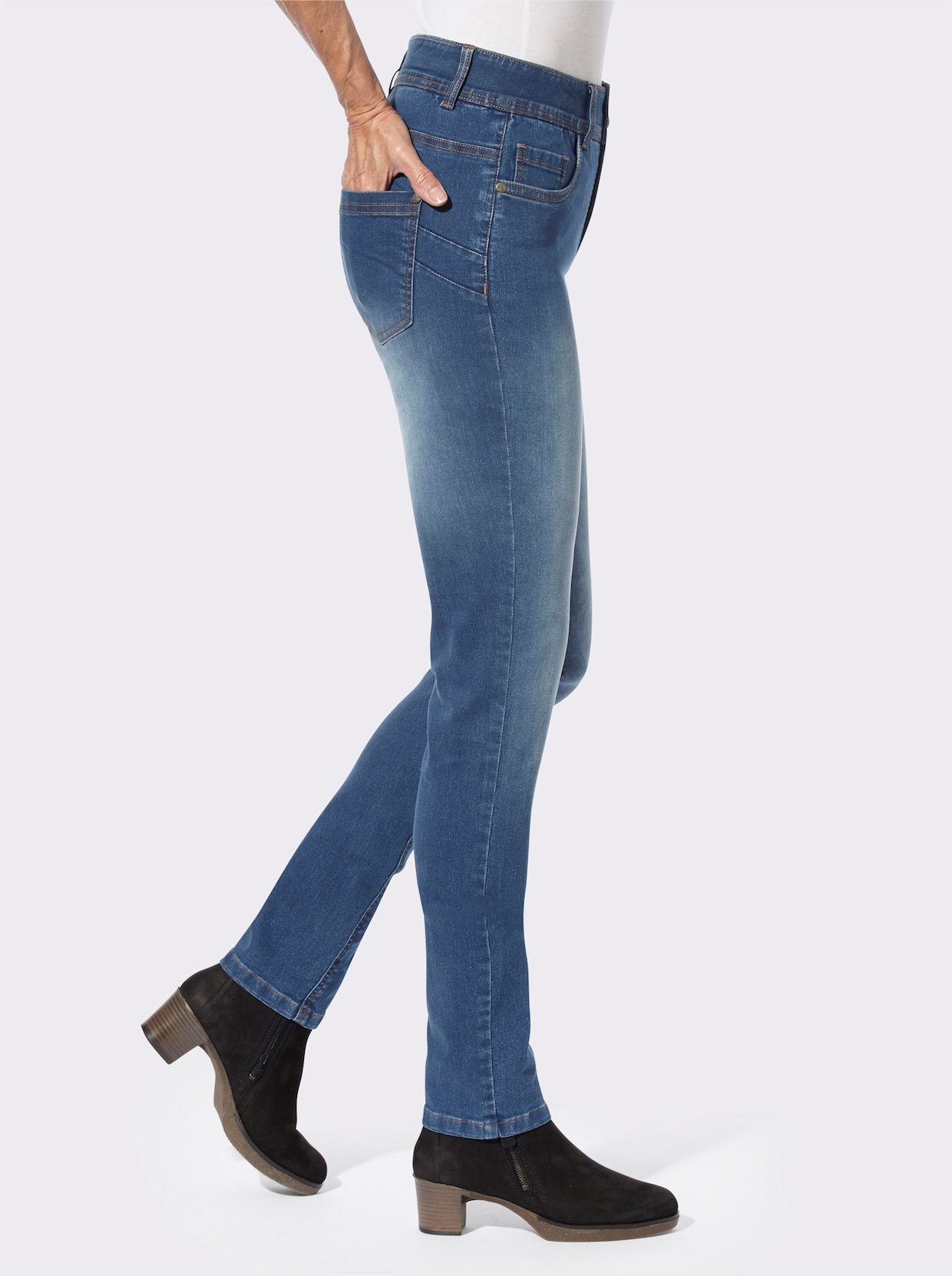 Jeans - blue-stone-washed