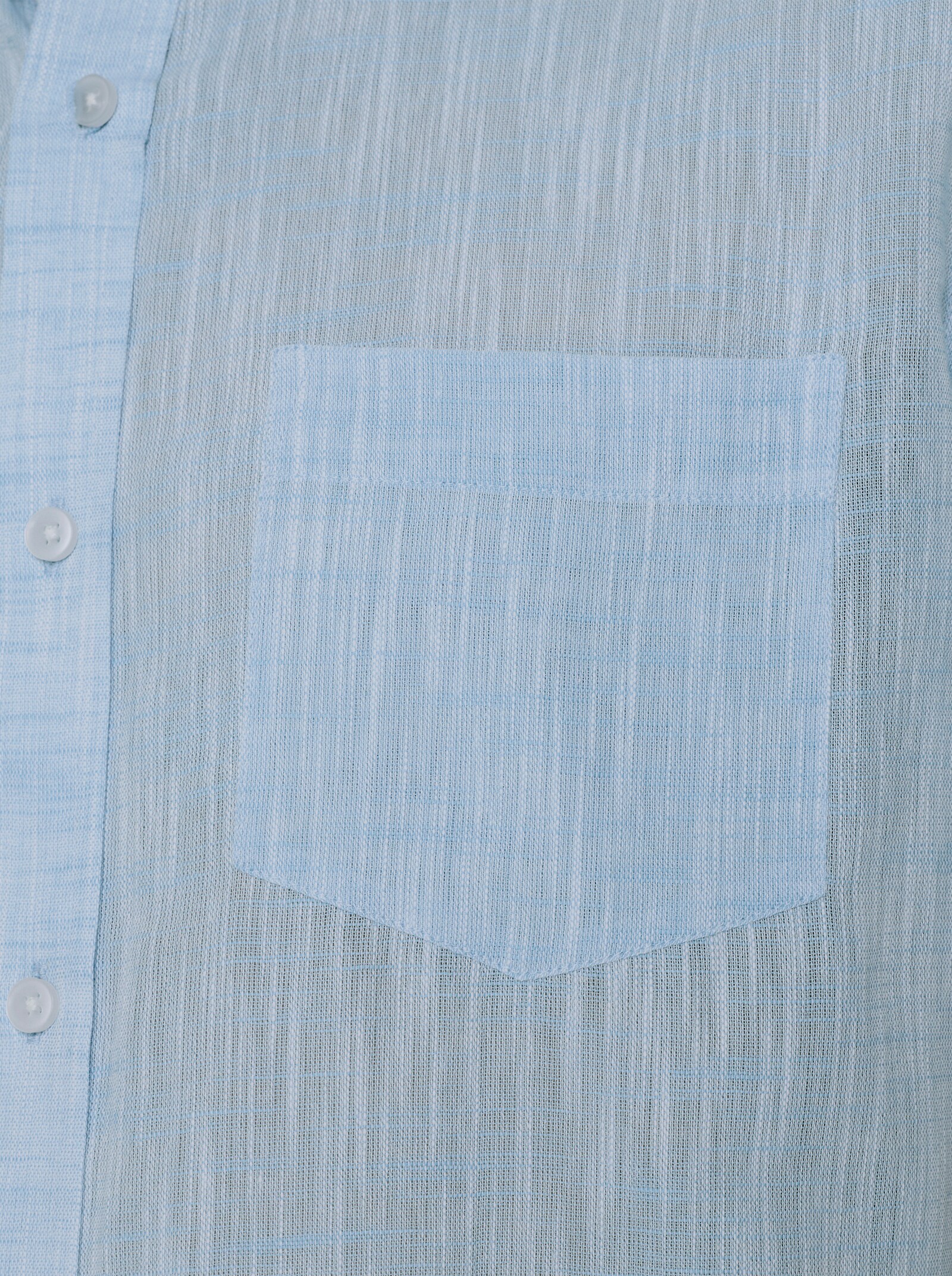 Marco Donati Kurzarmhemd in Two-tone-Flammgarn - himmelblau