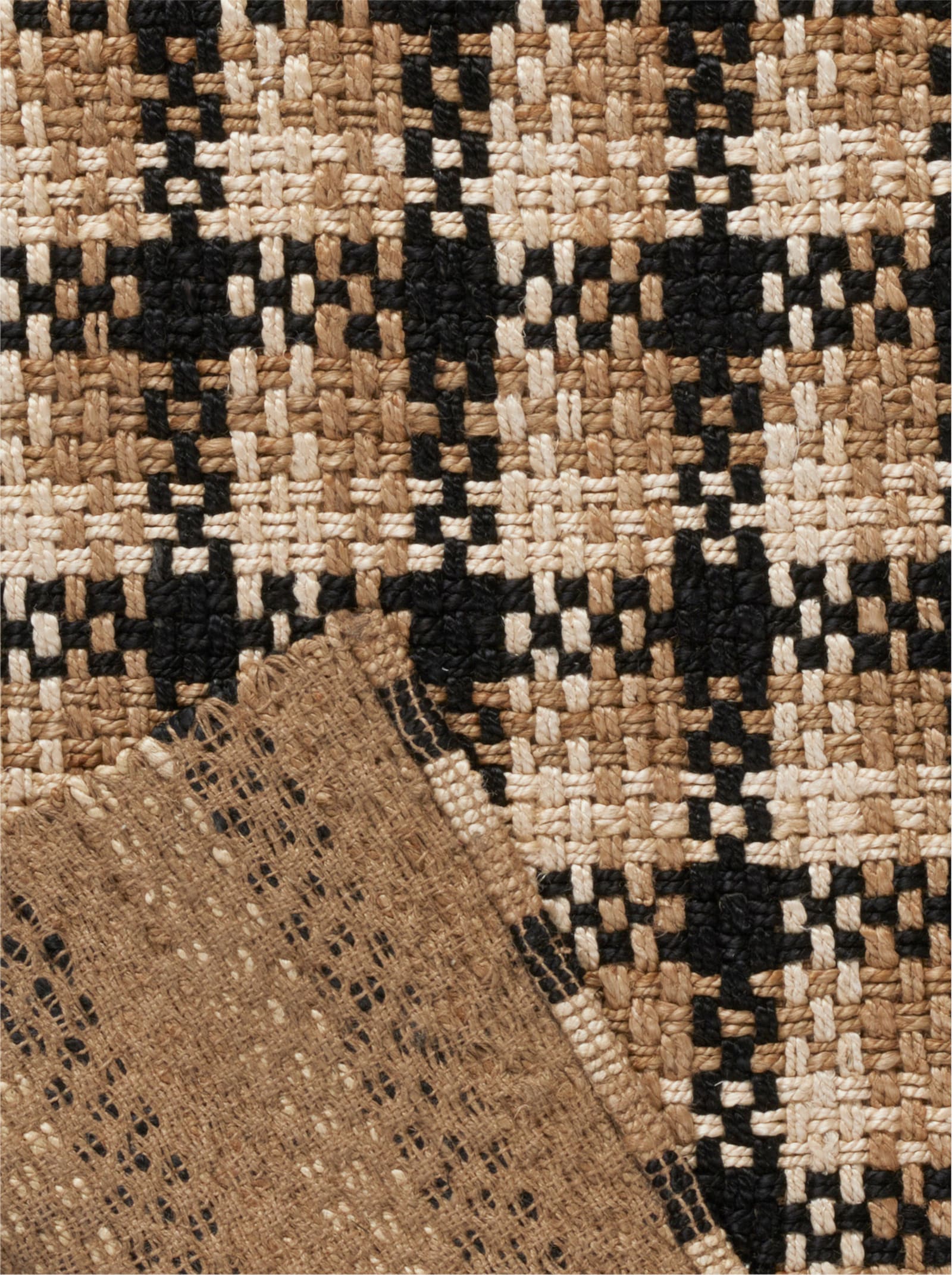 heine home Teppich - natur-schwarz