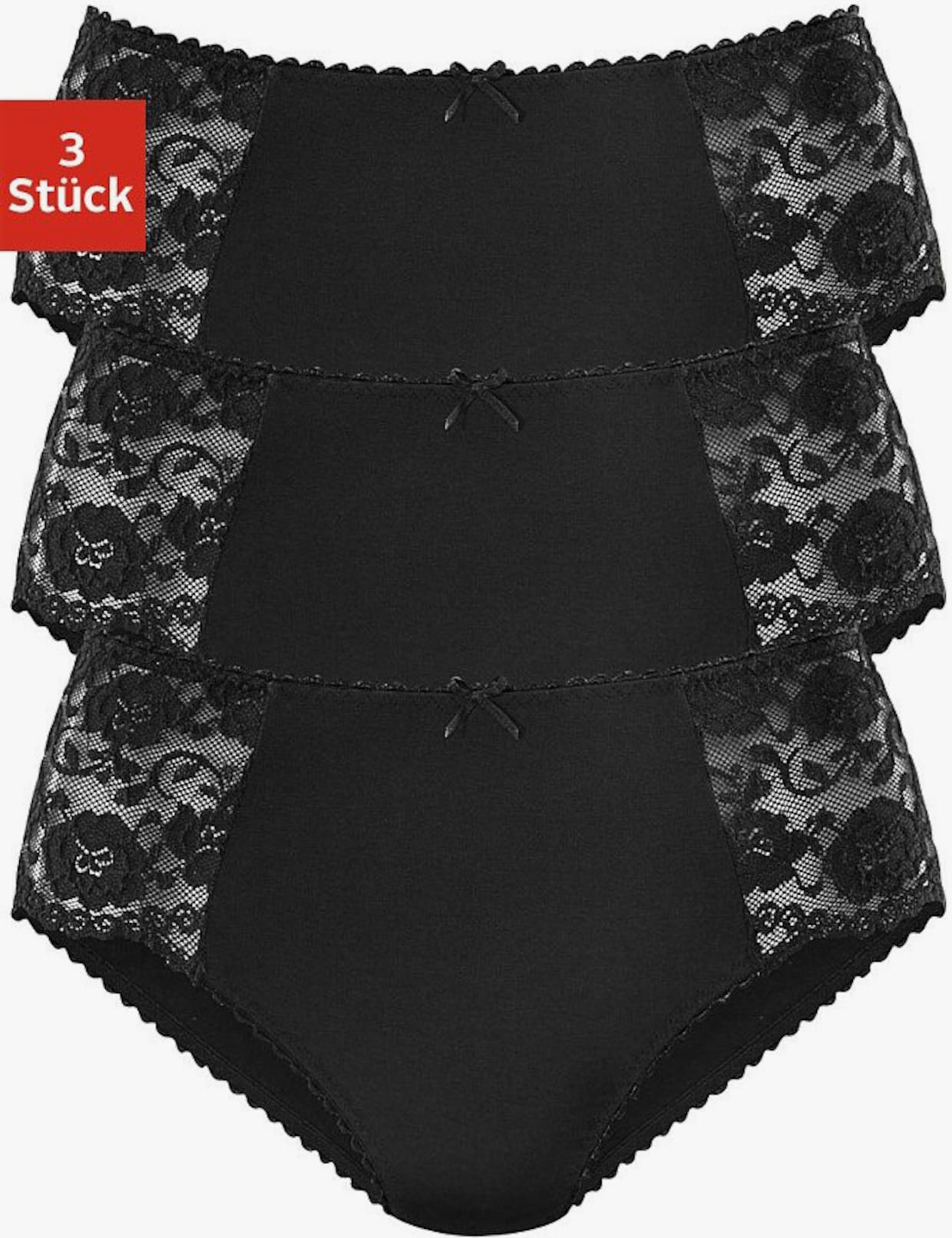 petite fleur Hüftslip - schwarz