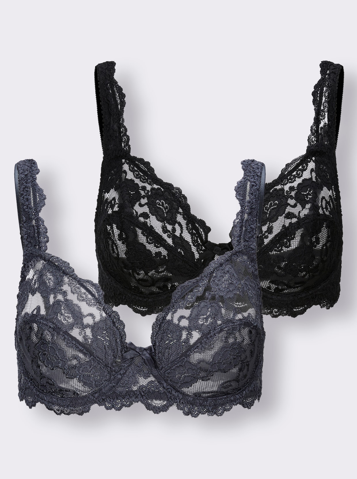 Sassa Soutien-gorge à armatures - noir + anthracite