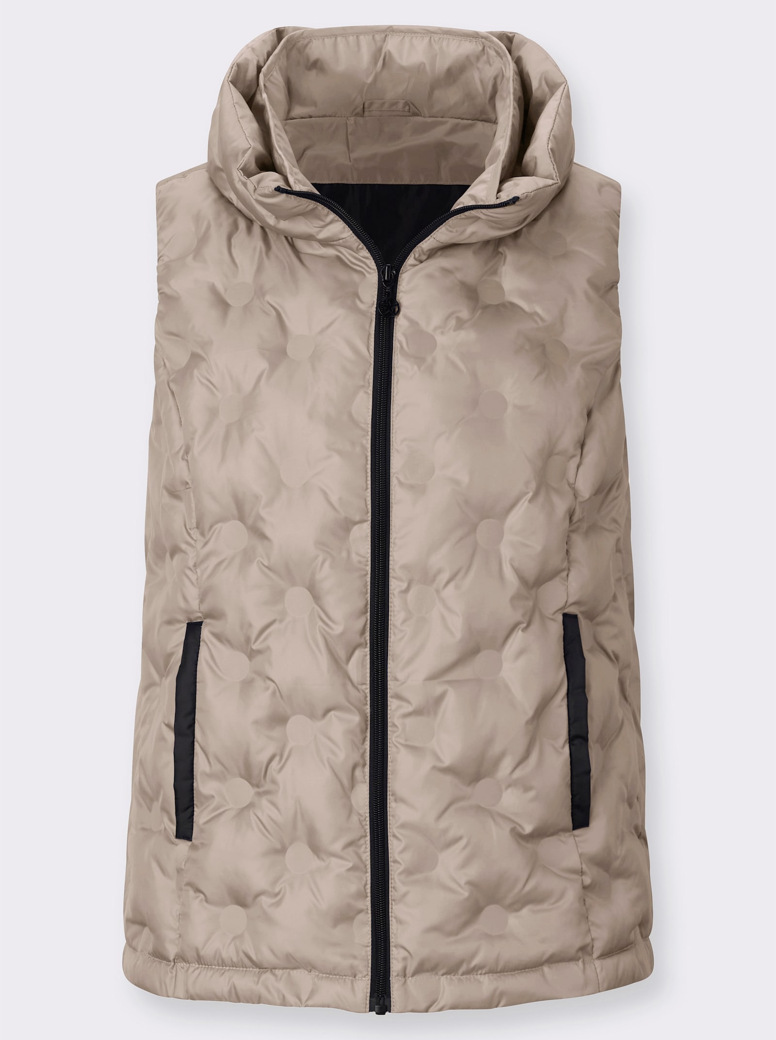 Gilet met reliëf - sesam