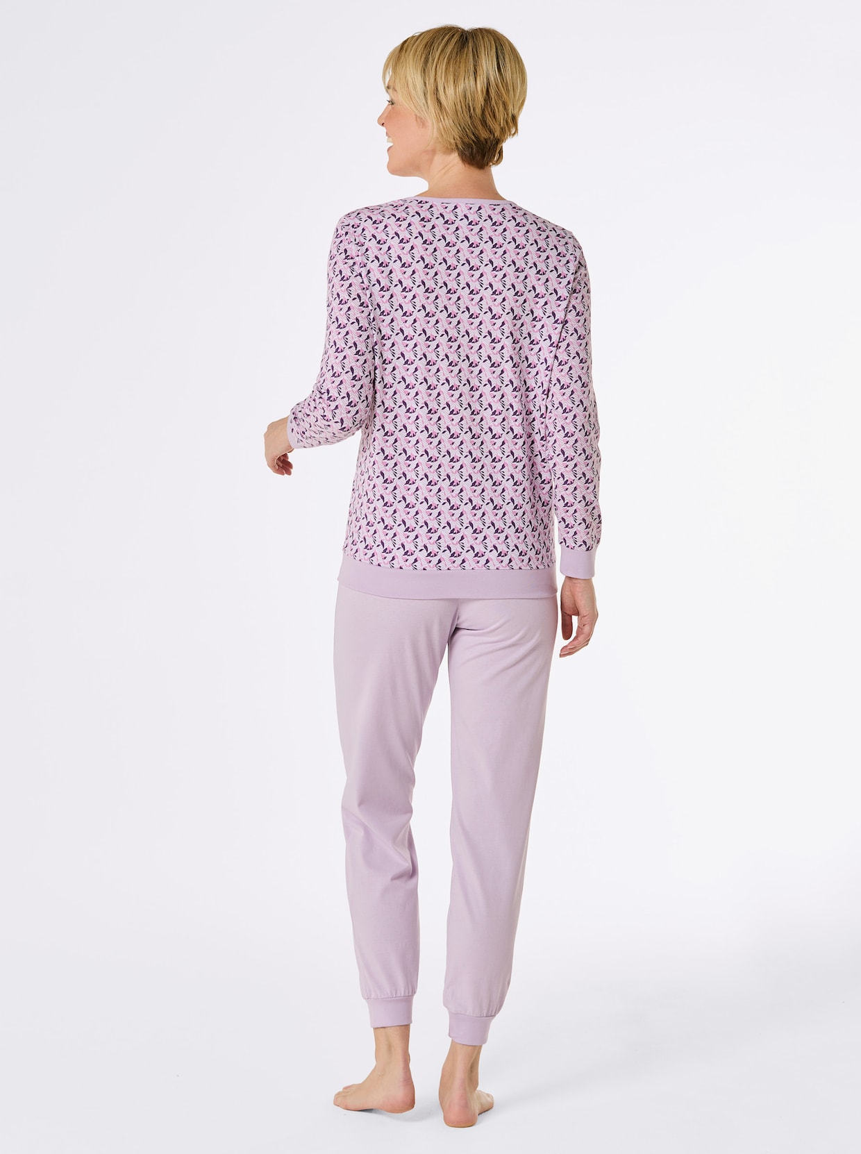 wäschepur Pyjama's - lila + apricot