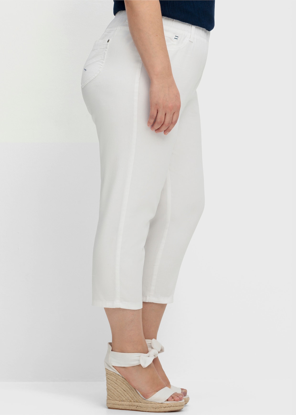 sheego 7/8-broek - wit