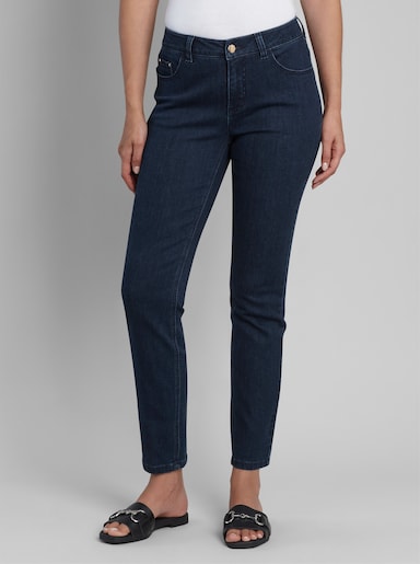 heine 5-Pocket-Jeans mit dezenter Waschung - dark denim