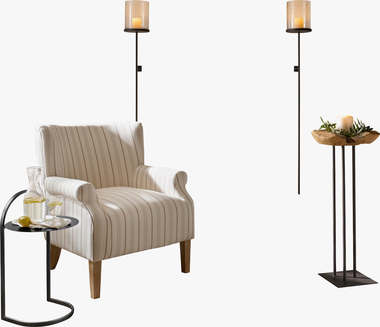heine home Sessel - ecru