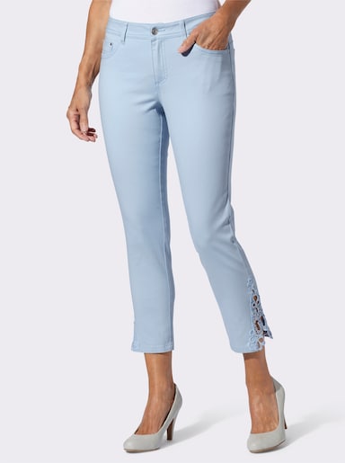 7/8-Jeans - eisblau