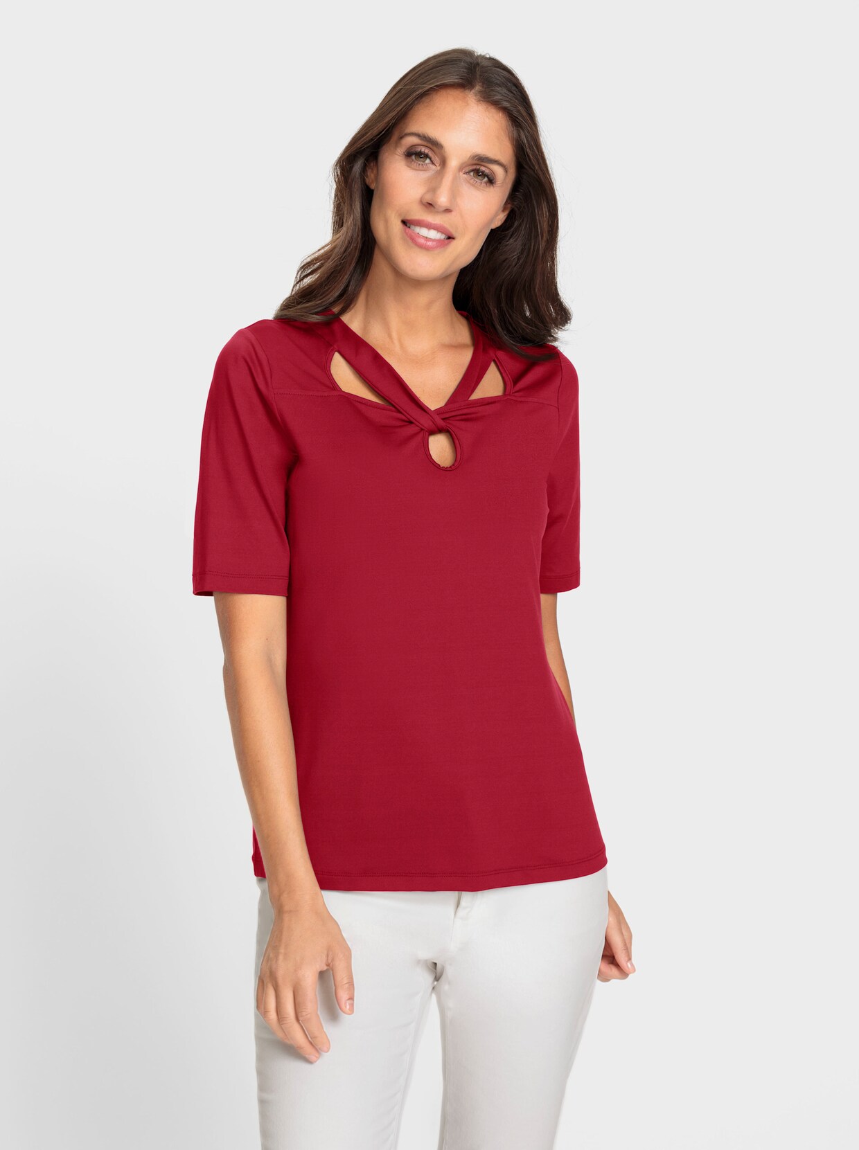 heine Shirt met korte mouwen - rood