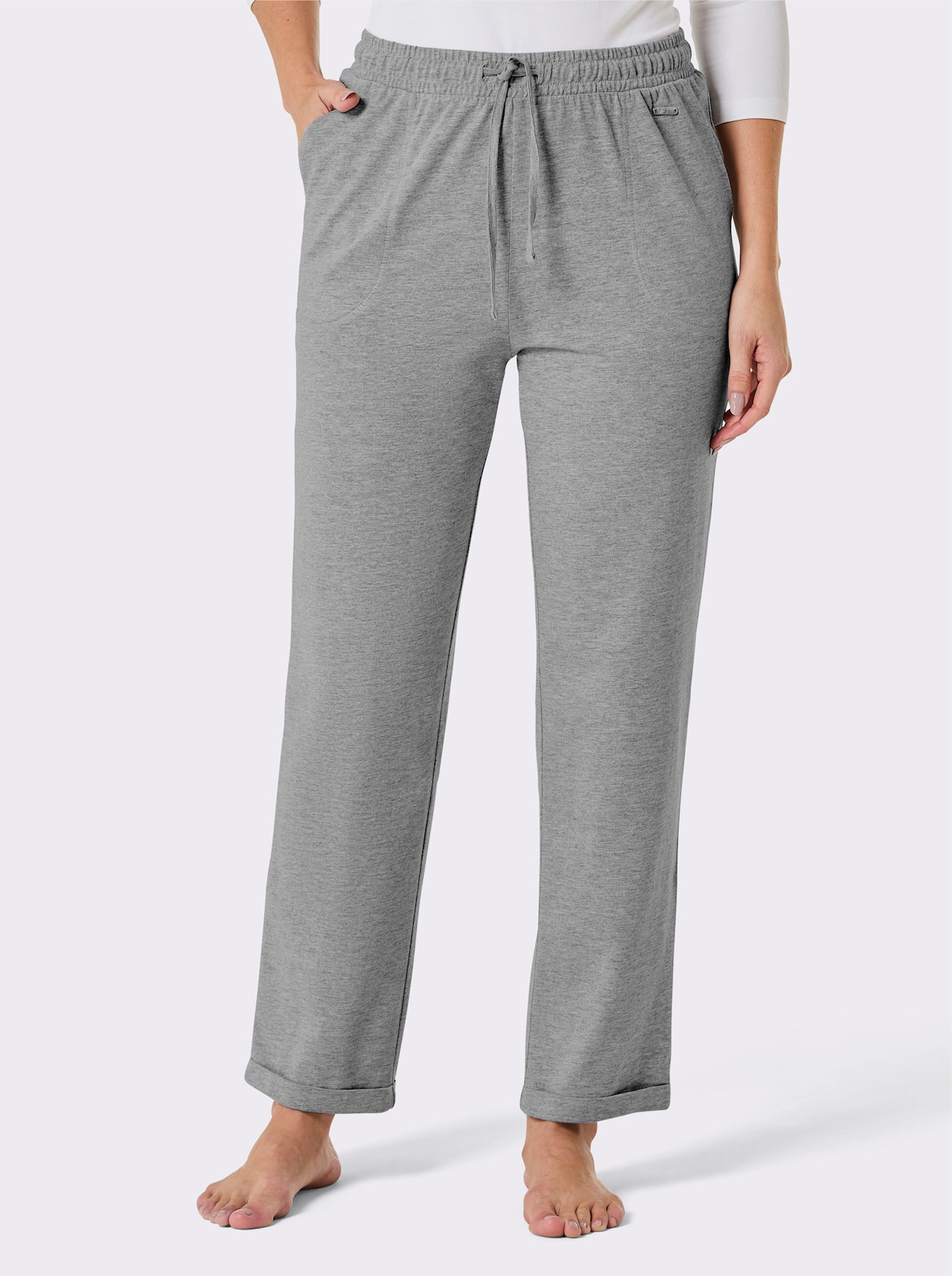 feel good Broek - grijs gemêleerd