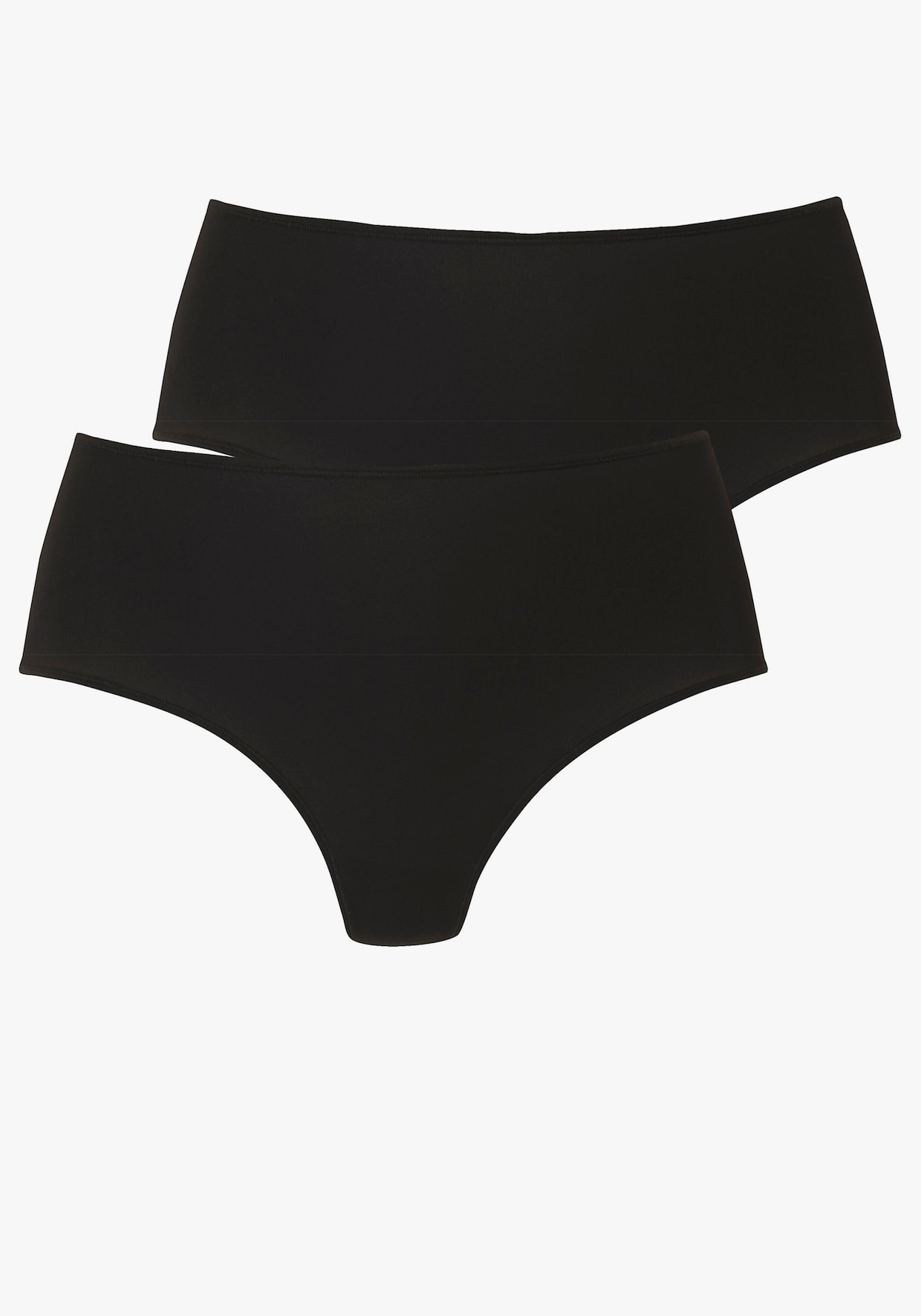 LASCANA High waist string - zwart